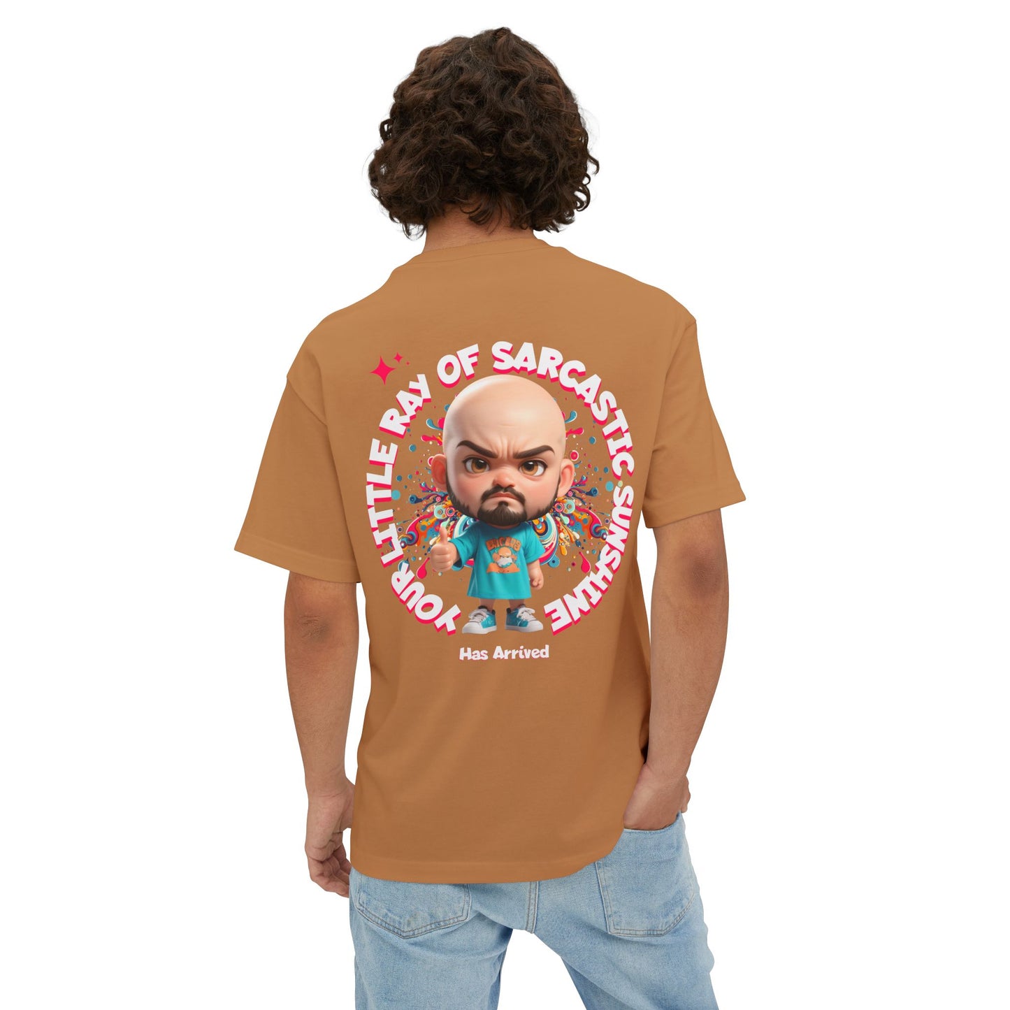 Your Little Ray of Sarcastic Sunshine Oversized Graphic Tee – BPD Humor Shirt