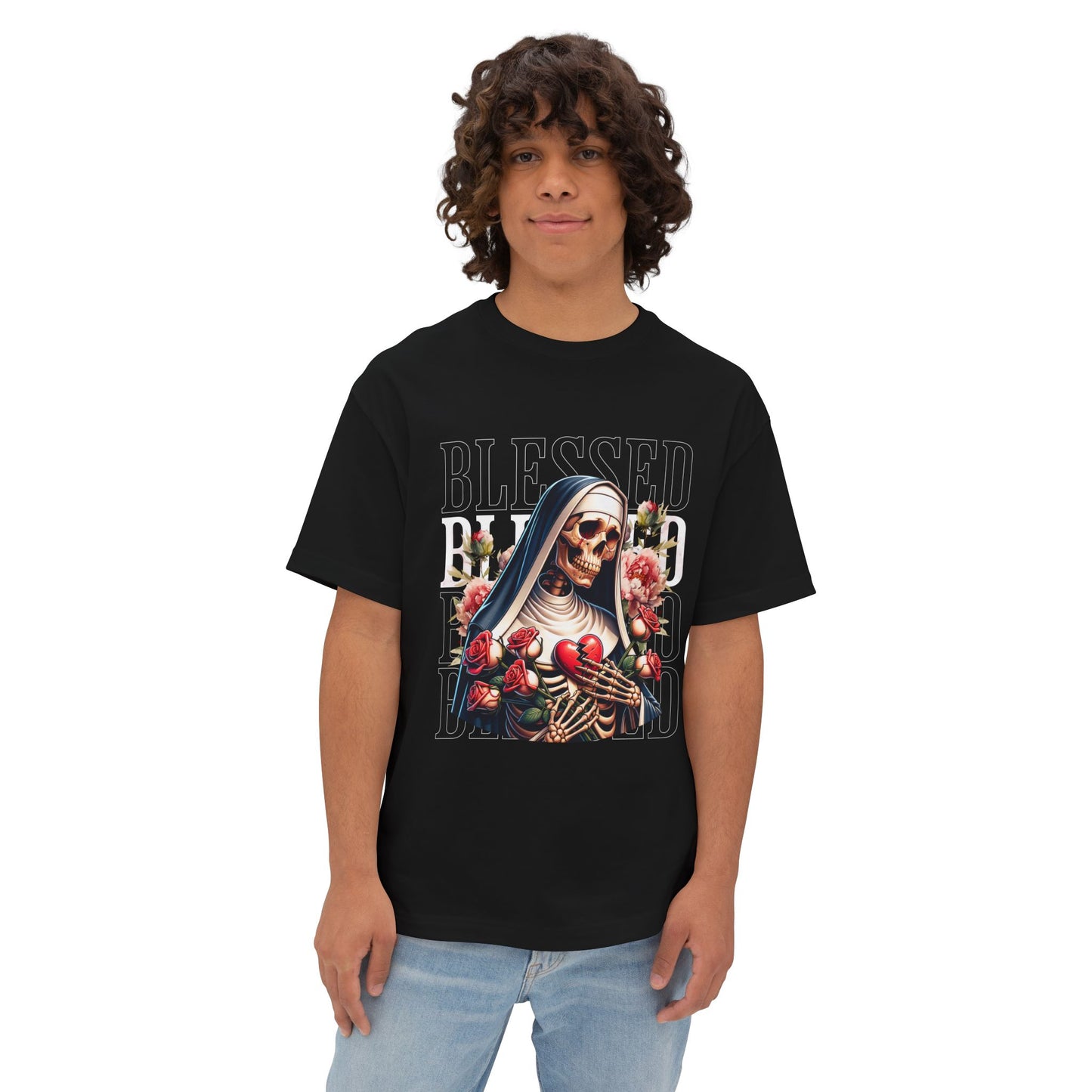 FPD - Blessed Oversized Tee – Minimalist Faith & Gratitude Shirt