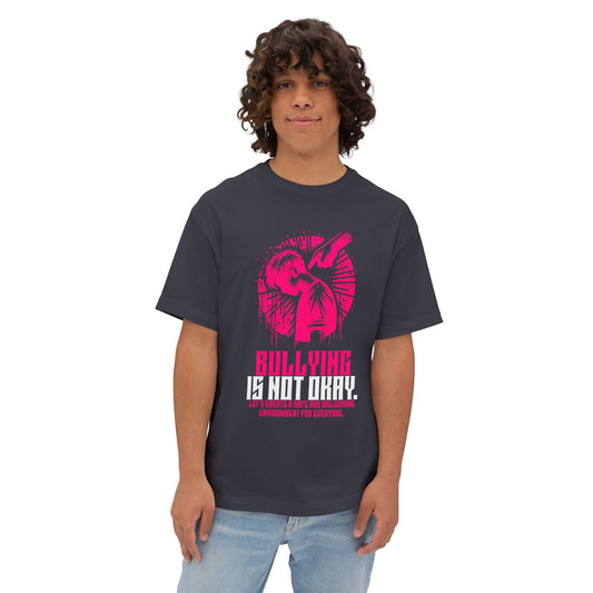 FPD - Bullying Is Not Okay Oversized Tee — Anti-Bullying Statement Shirt
