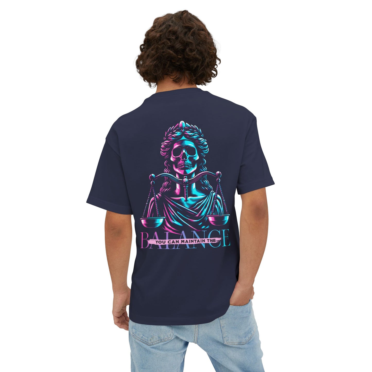 F&BPD - Maintain the Balance Oversized Tee – Mindfulness Statement Streetwear