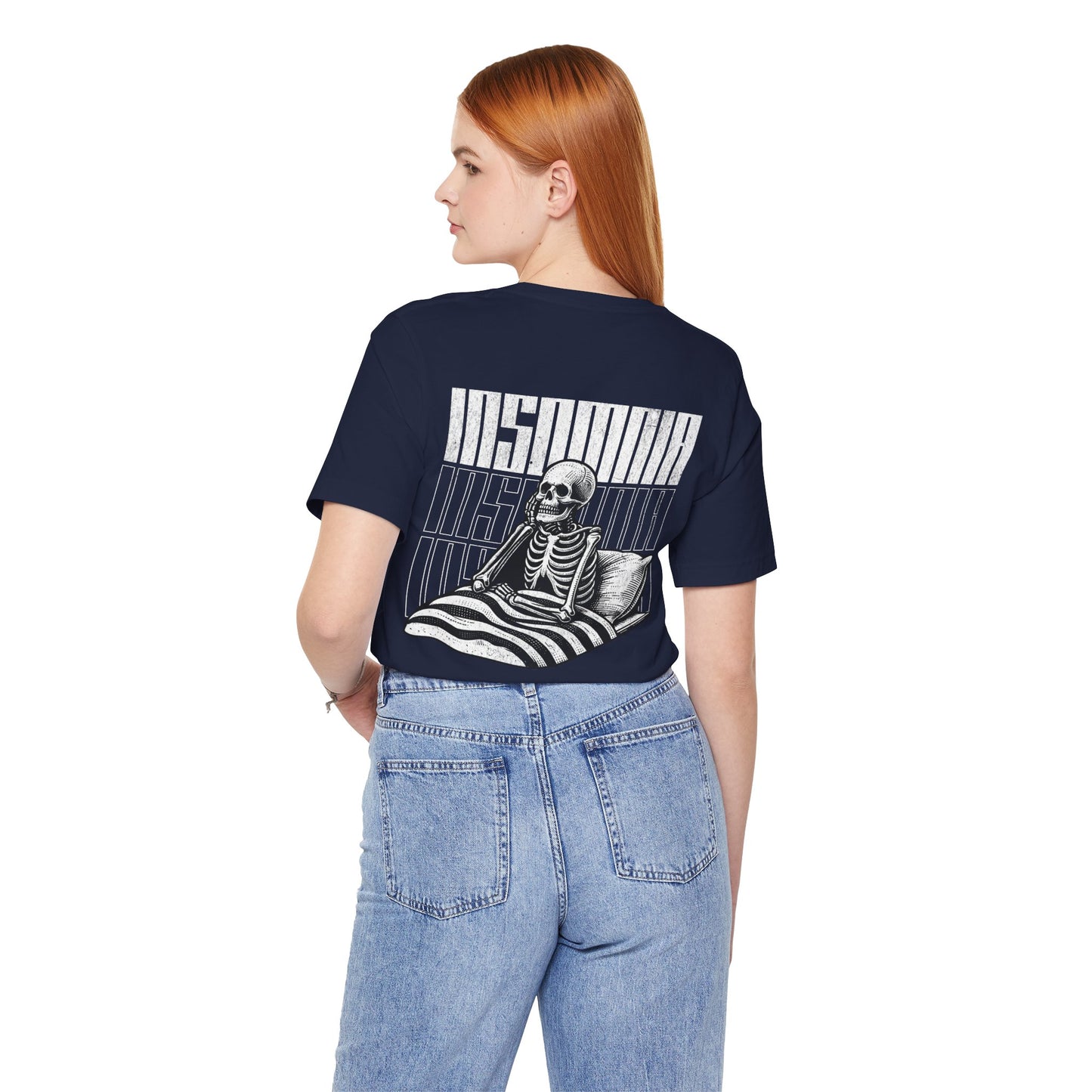 F&BPD - Unisex T-shirt - Insomnia Tee – Late Night Mind Battle Statement Shirt