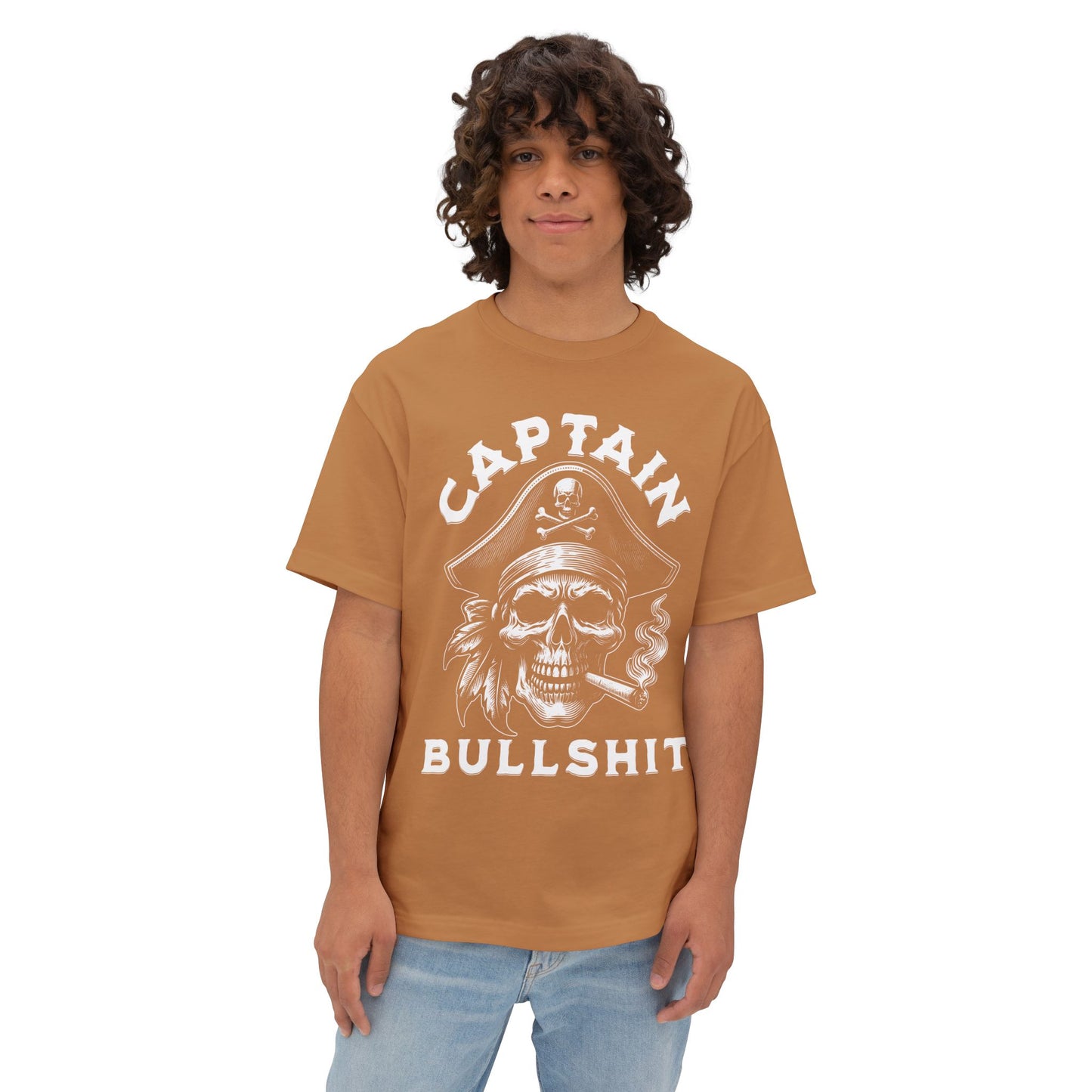 FPD - Captain Bullshit Oversized Tee — Myth-Buster & Truth-Seeker Shirt