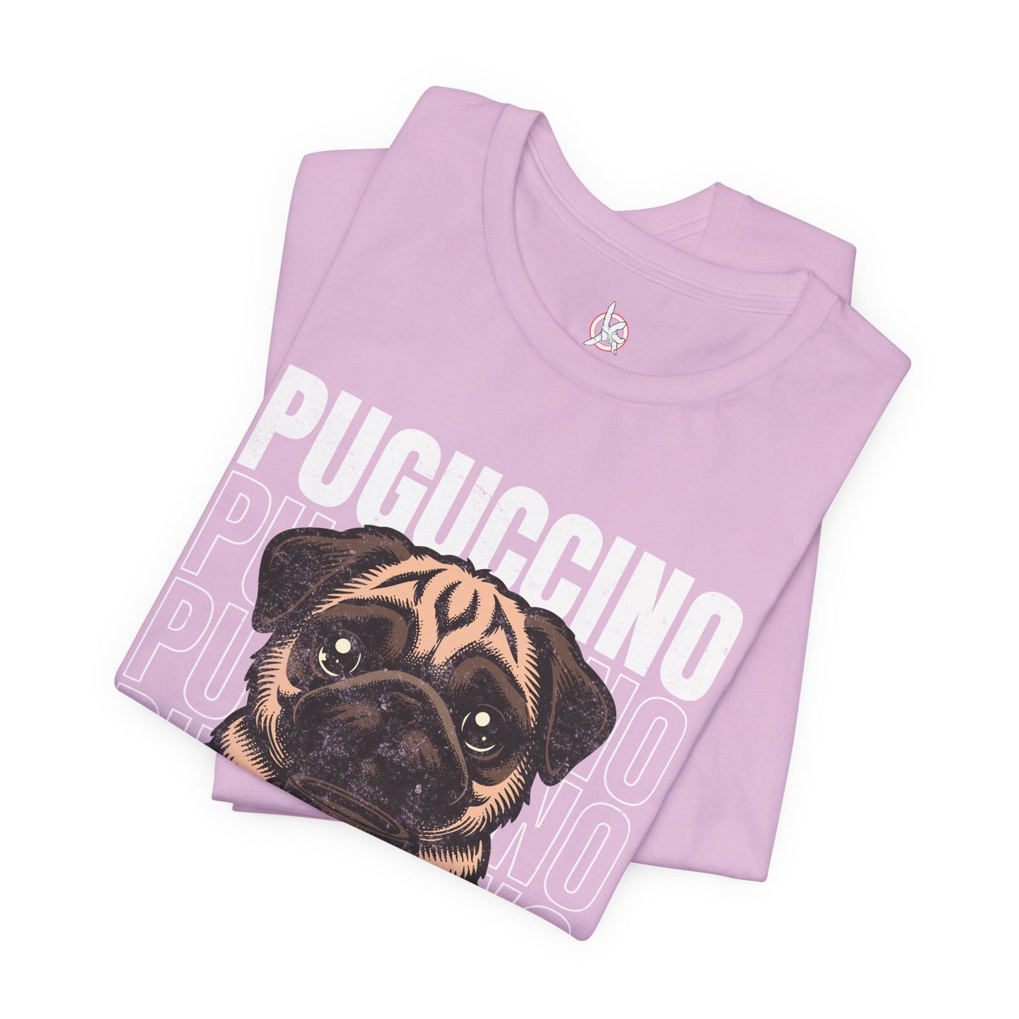 FPD - Unisex T-shirt - Puguccino Tee – Coffee & Pug Lover Statement Shirt