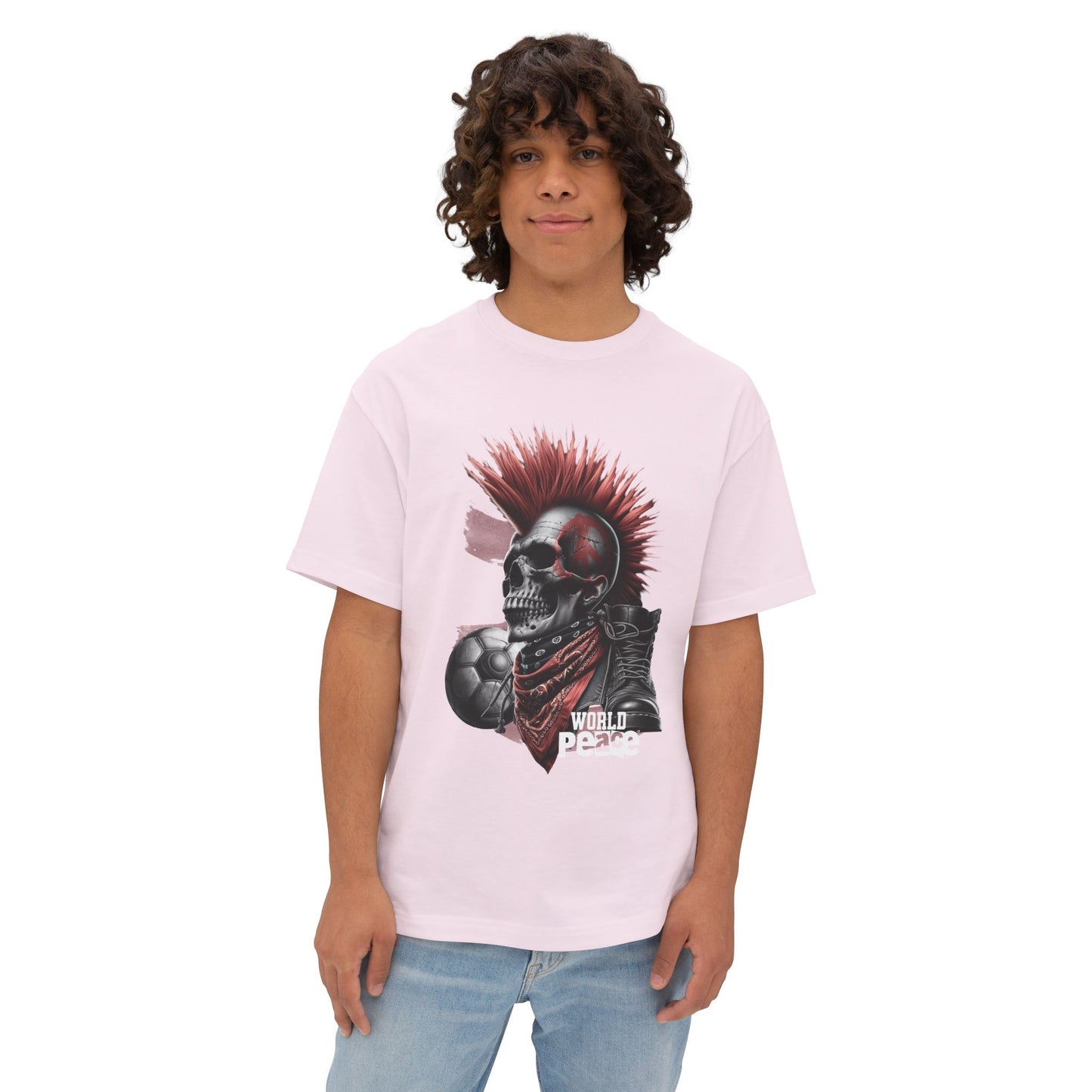 FPD - World Peace Oversized Tee — Dreamer & Peacemaker Statement Shirt