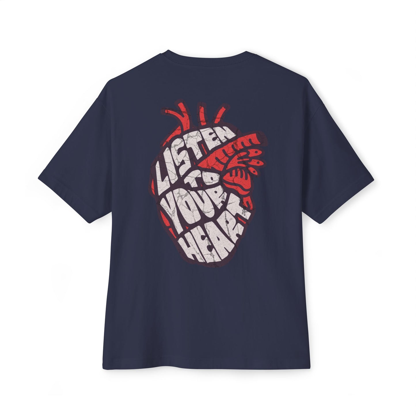 F&BPD - Listen to Your Heart Oversized Tee – Intuition Statement Streetwear