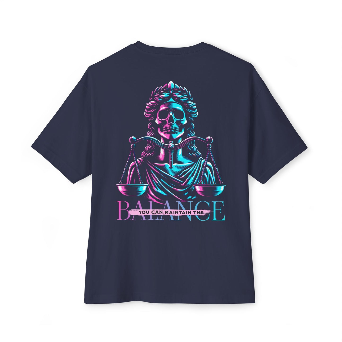 F&BPD - Maintain the Balance Oversized Tee – Mindfulness Statement Streetwear