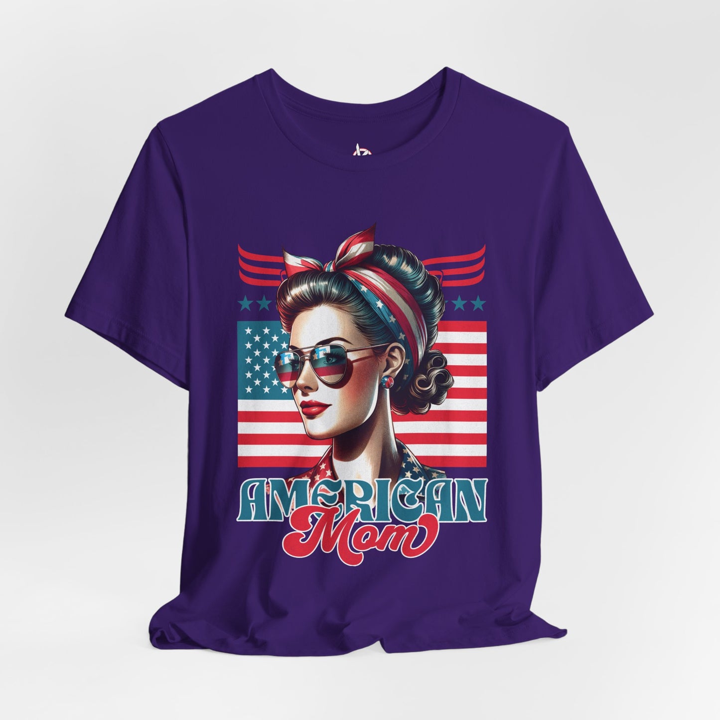 American Mom T-Shirt – Patriotic Tee for Moms