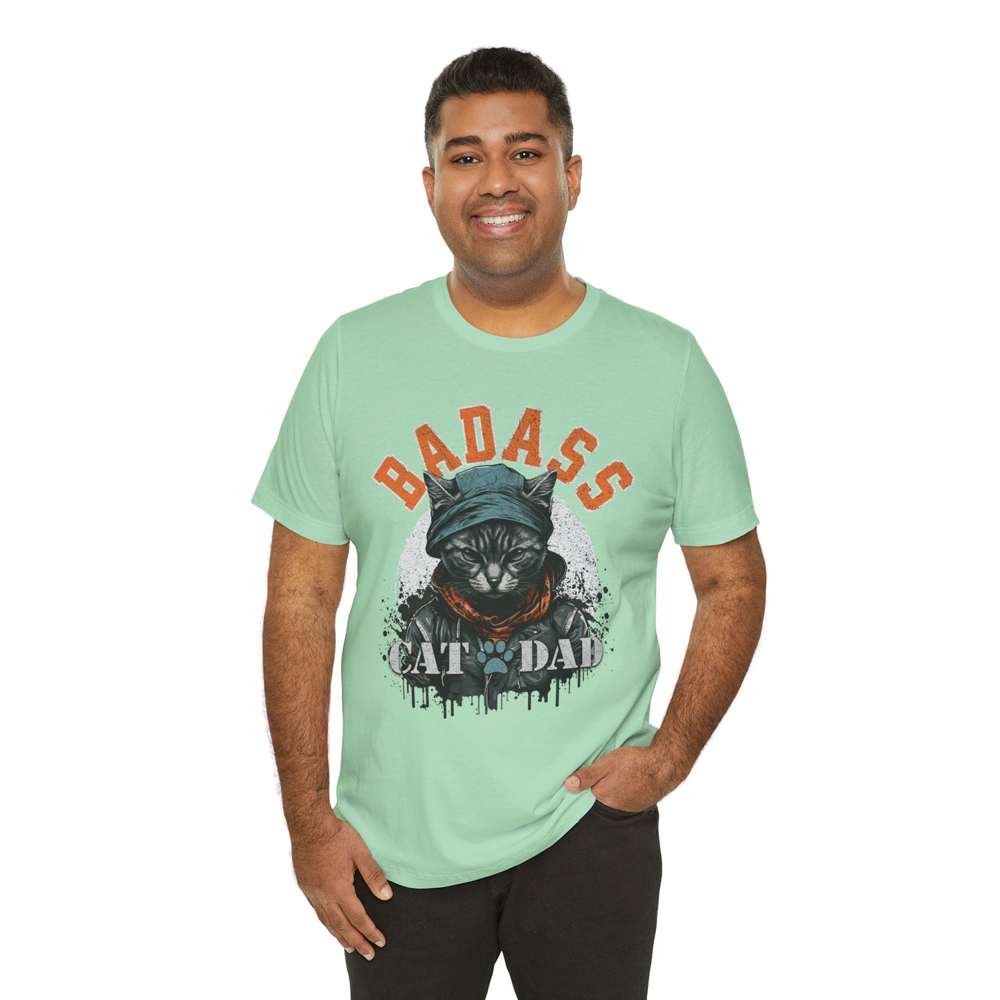 Badass Cat Dad Unisex T-Shirt – Funny Cat Lover Tee for Proud Pet Owners - FPD