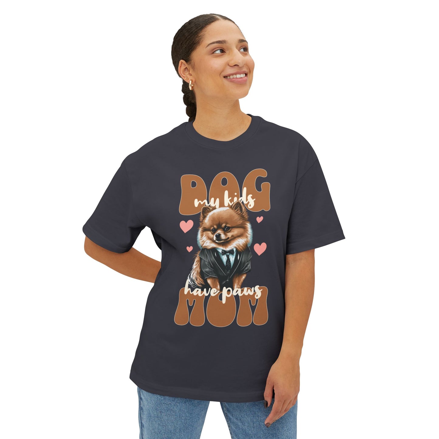 Oversized Dog Mom T-Shirt | Cute & Comfy Pet Lover Tee - FPD
