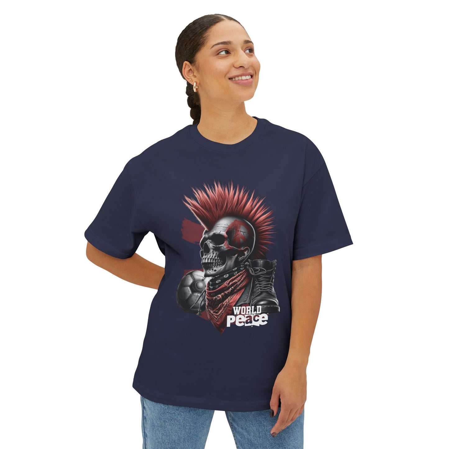 FPD - World Peace Oversized Tee — Dreamer & Peacemaker Statement Shirt