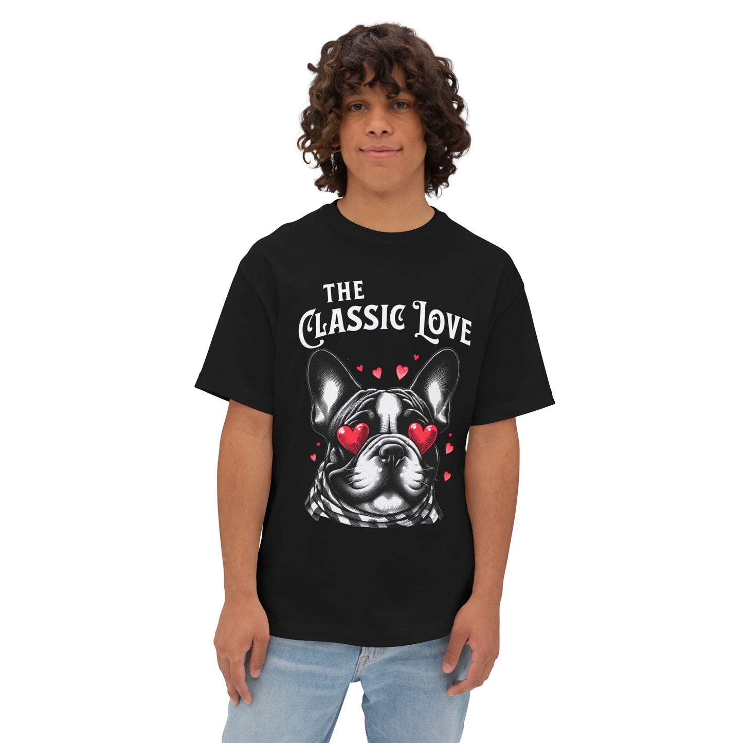 FPD - Pug Classic Love Oversized Tee – Cute Dog Lover Streetwear