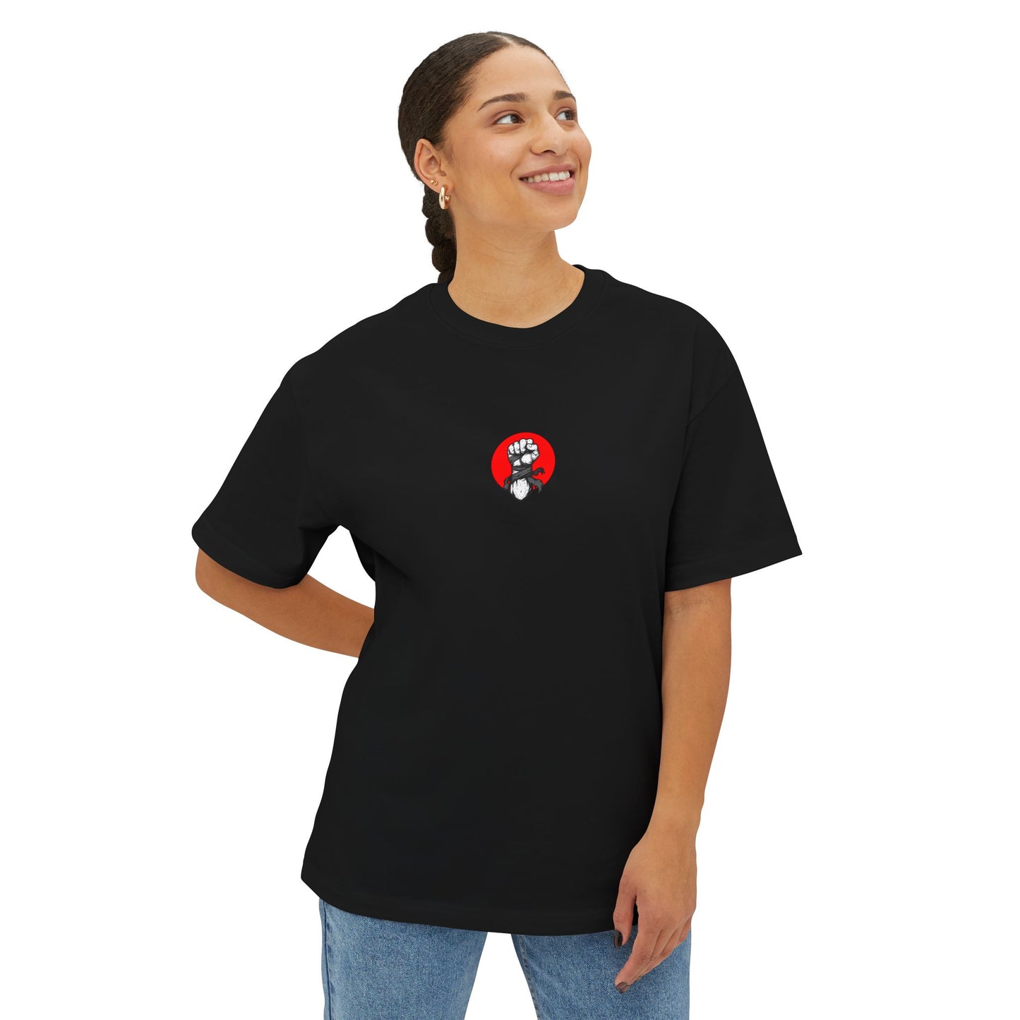 F&BPD - Fighter Survivor Still Here Oversized T-Shirt – Unisex Mental Health Statement Tee