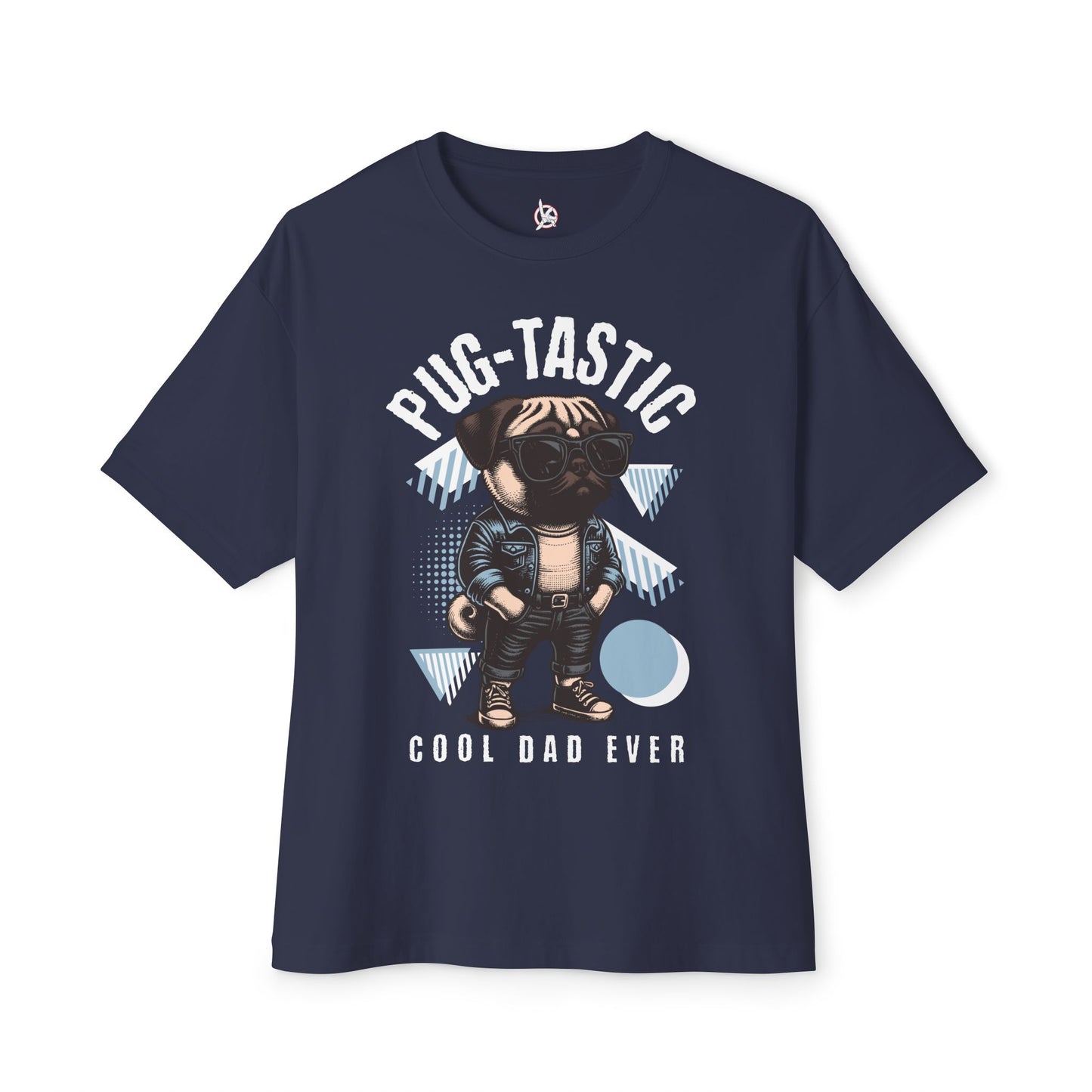 FPD - Pugtastic Oversized Tee – Playful Dog Lover Streetwear