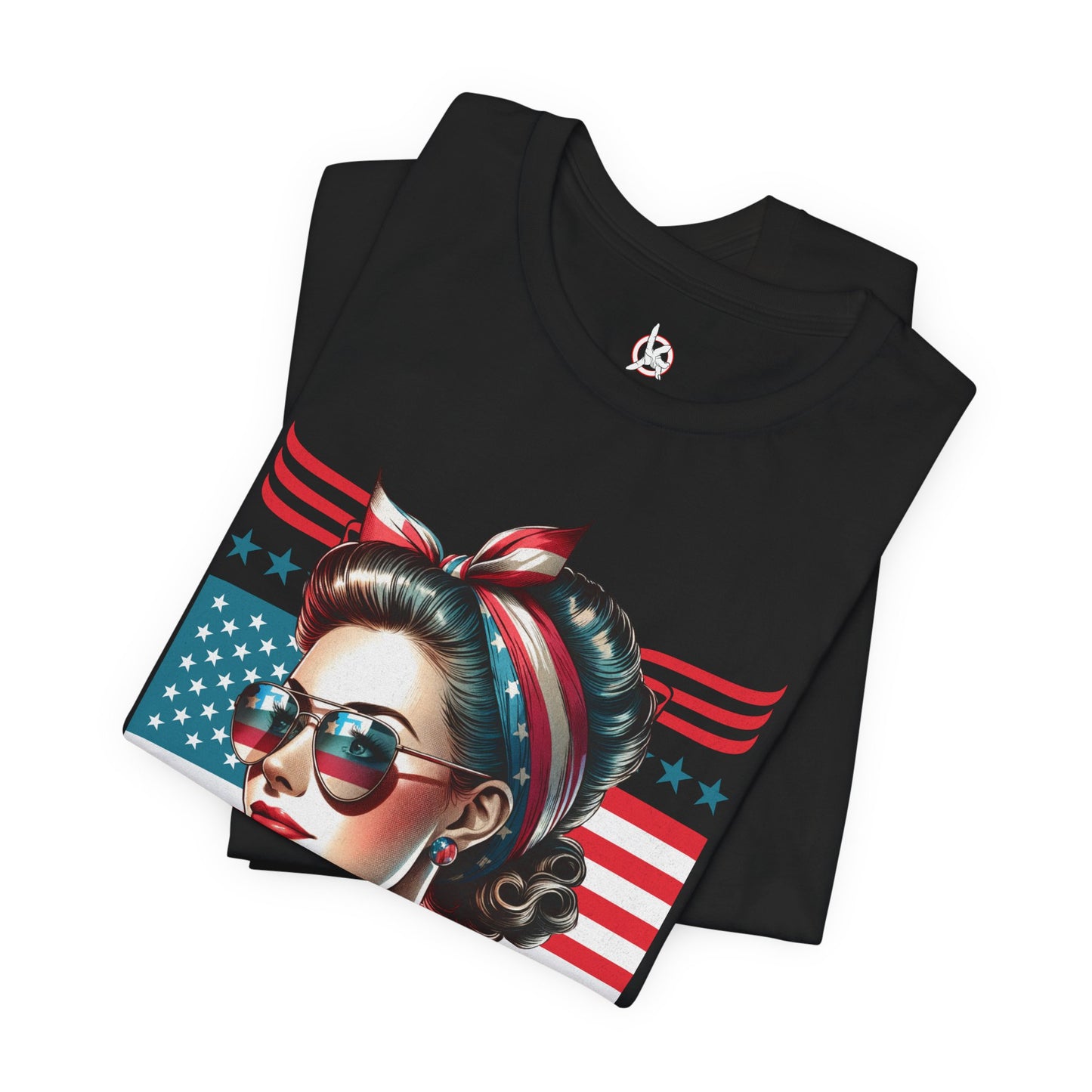 American Mom T-Shirt – Patriotic Tee for Moms