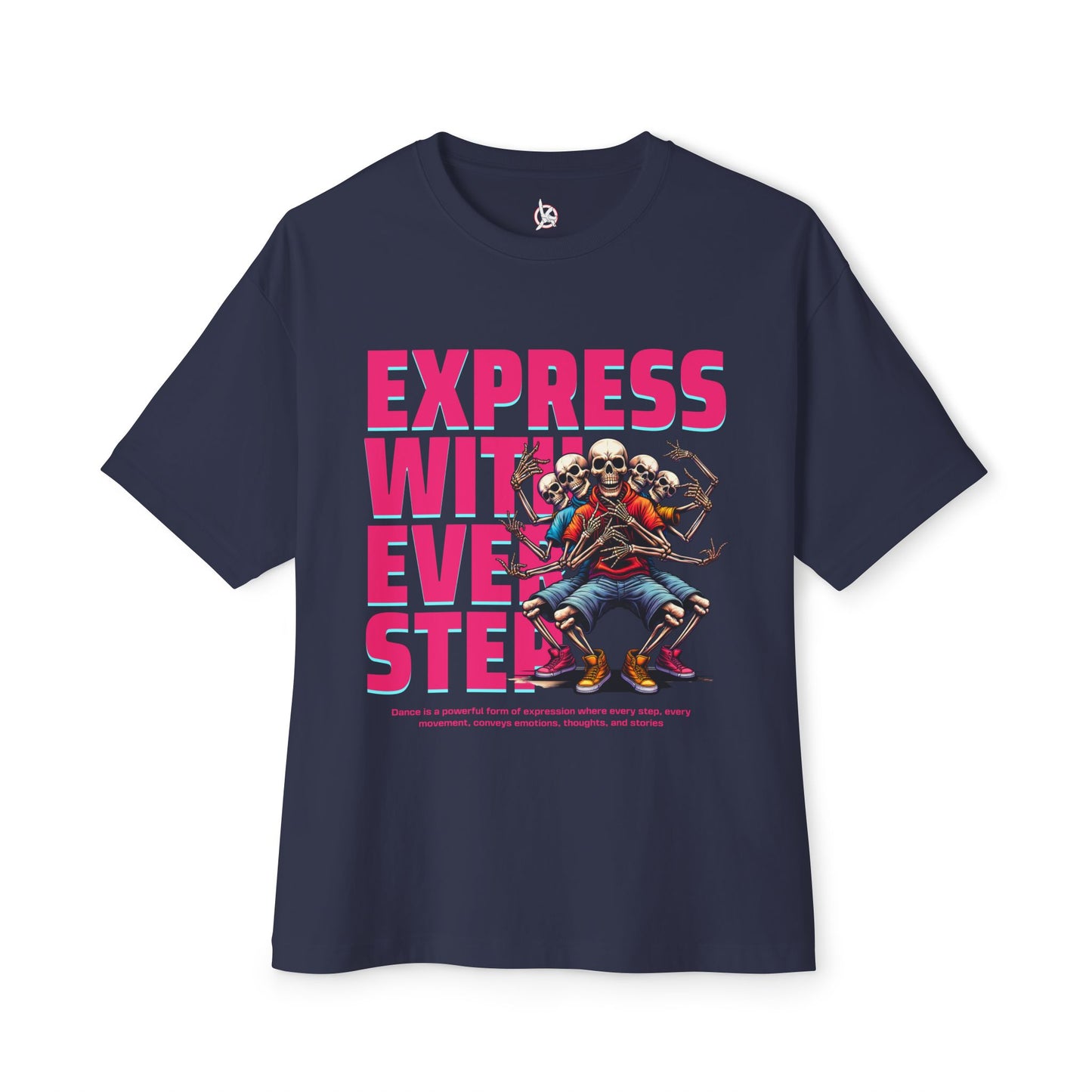 FPD - Express With Every Step Oversized Tee – Creative Confidence Shirt