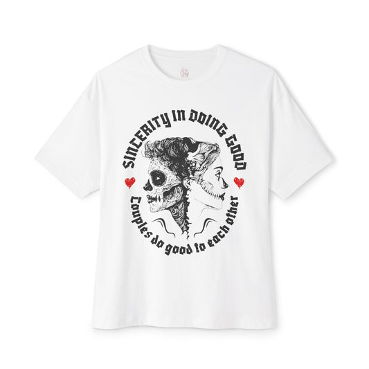 FPD - Sincerity in Doing Good Oversized Tee – Kindness Statement Shirt