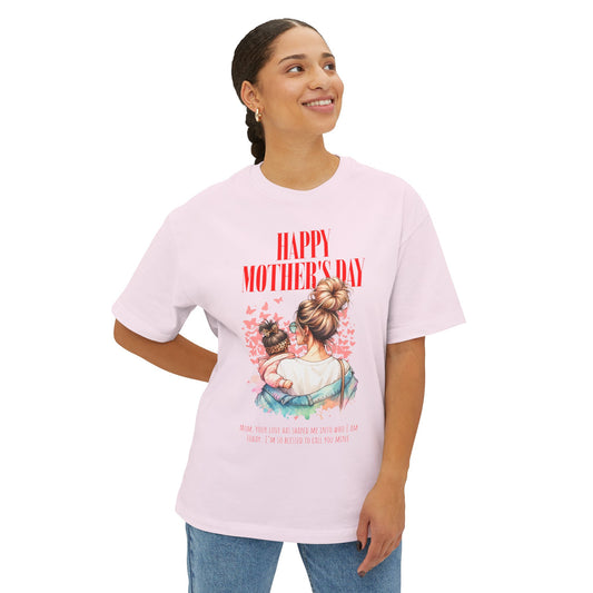 Happy Mother’s Day Oversized T-Shirt – Relaxed Fit Gift for Moms