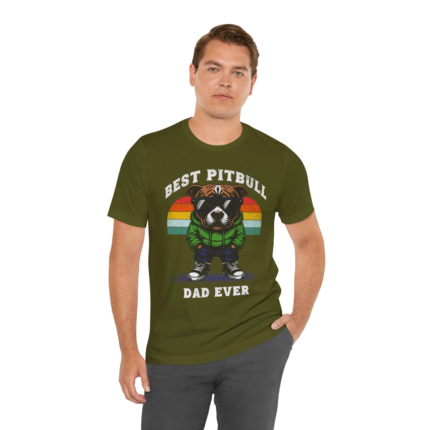 FPD - Unisex T-shirt - Best Pitbull Dad Ever Tee – Dog Lover Statement Shirt