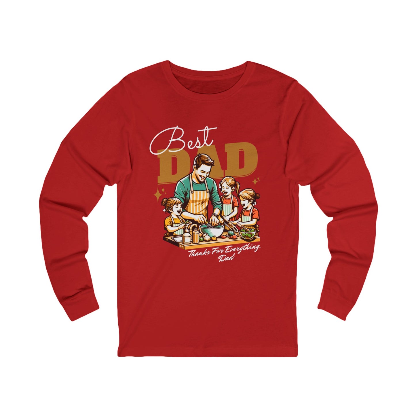 Best Dad - Unisex Long Sleeve Tee - Father's Day Gift