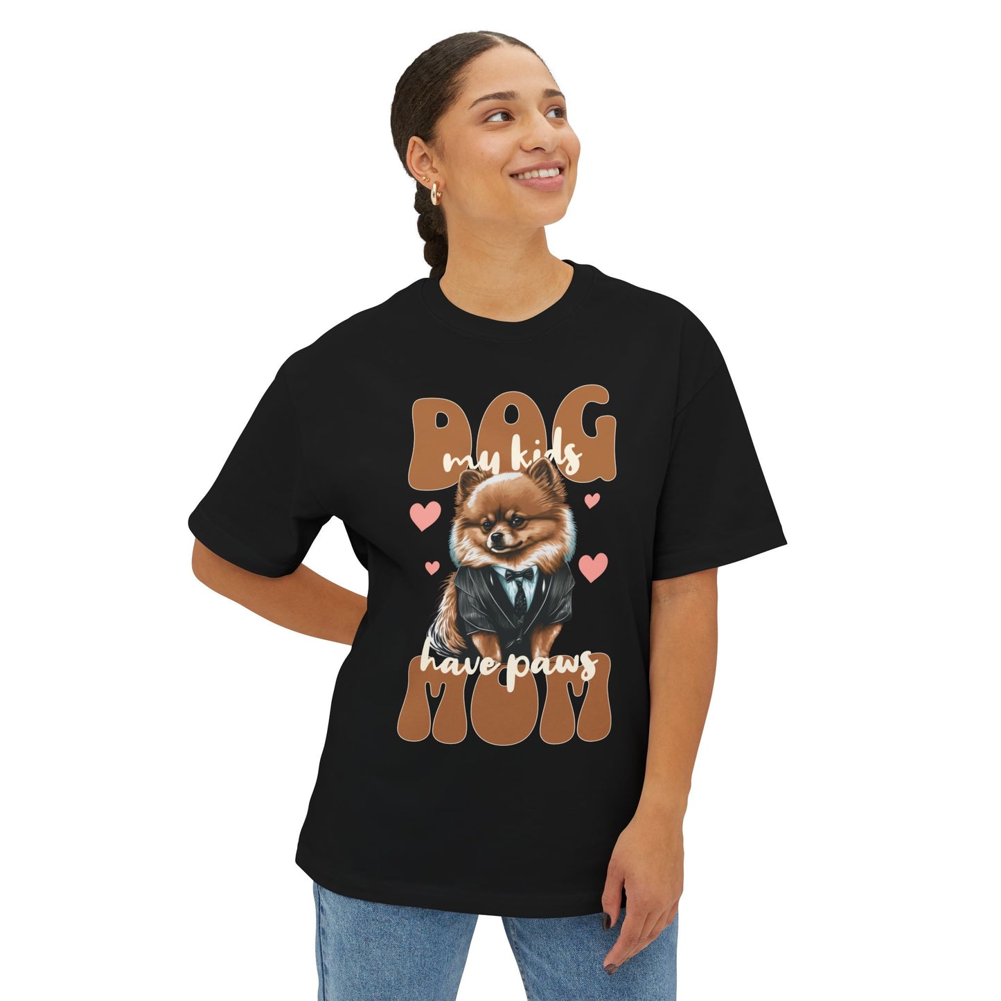 Oversized Dog Mom T-Shirt | Cute & Comfy Pet Lover Tee - FPD