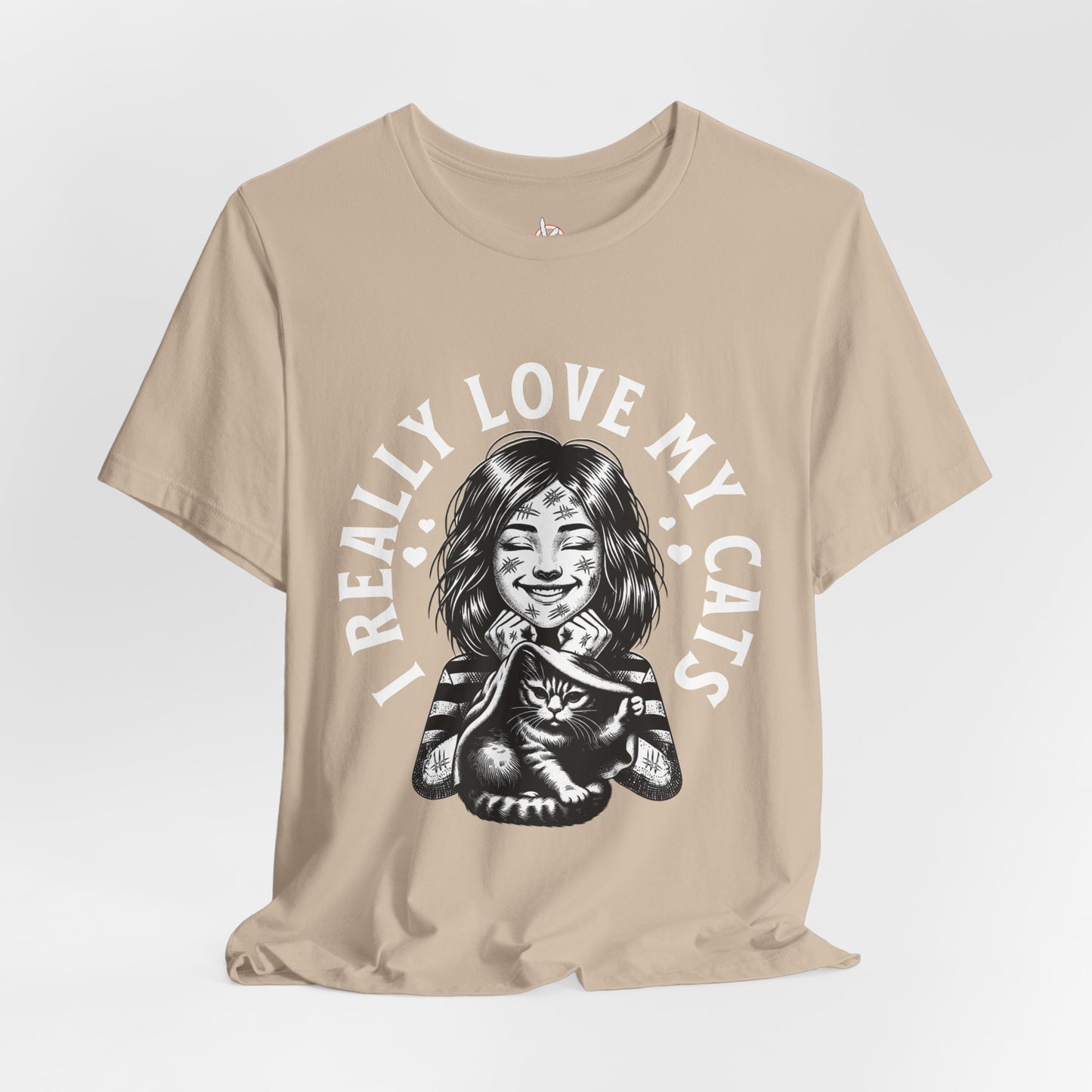 I Really Love My Cats T-Shirt | Cute Cat Lover Unisex Tee - FPD
