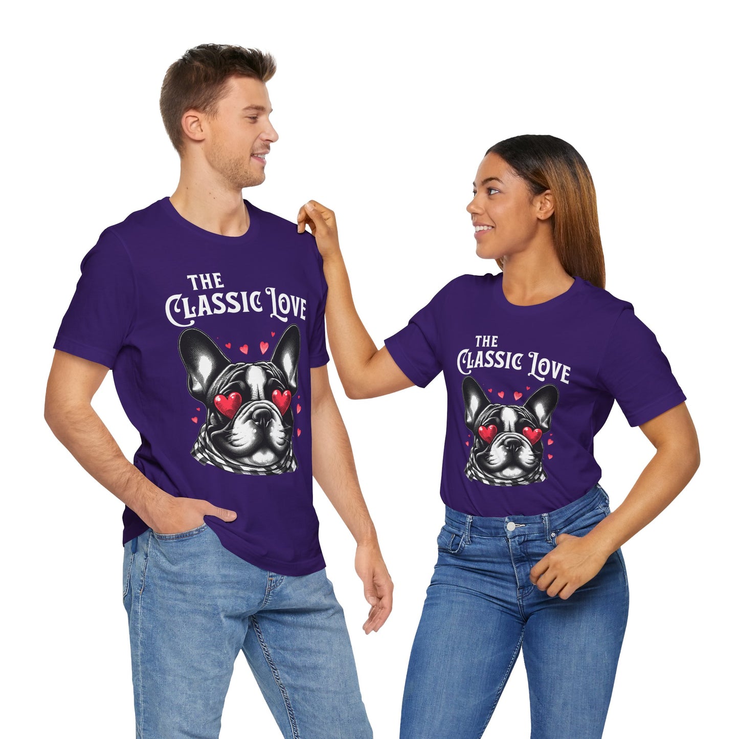 FPD - Unisex T-shirt - Pug Classic Love Tee – Cute Dog Lover Statement Shirt