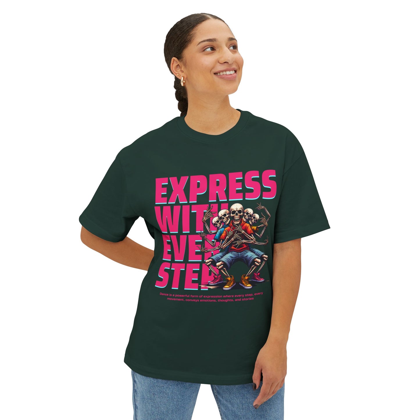 FPD - Express With Every Step Oversized Tee – Creative Confidence Shirt