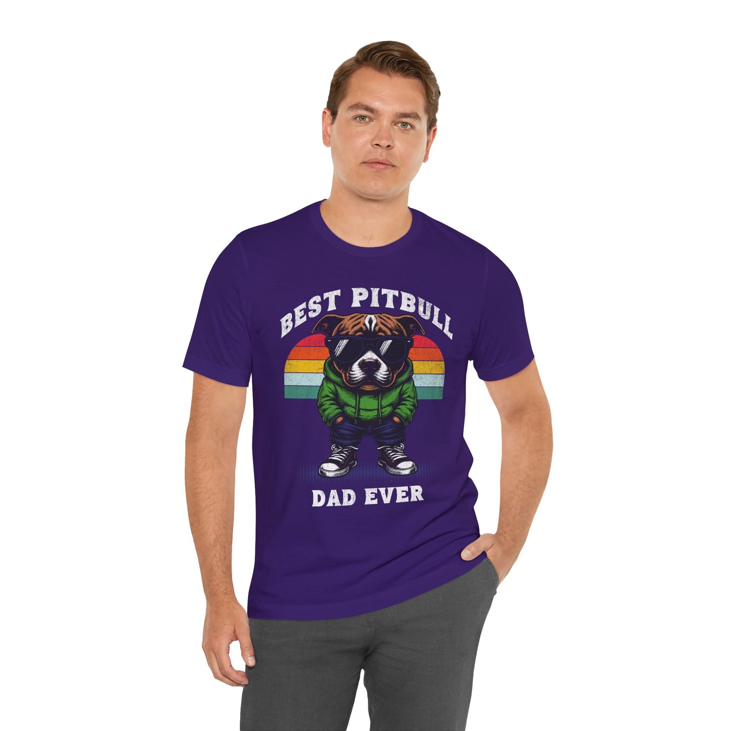 FPD - Unisex T-shirt - Best Pitbull Dad Ever Tee – Dog Lover Statement Shirt