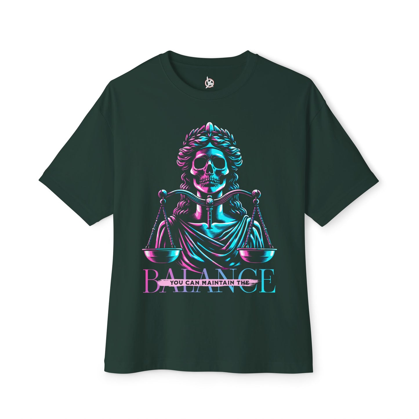 FPD - Maintain the Balance Oversized Tee – Wellness & Mindfulness Shirt