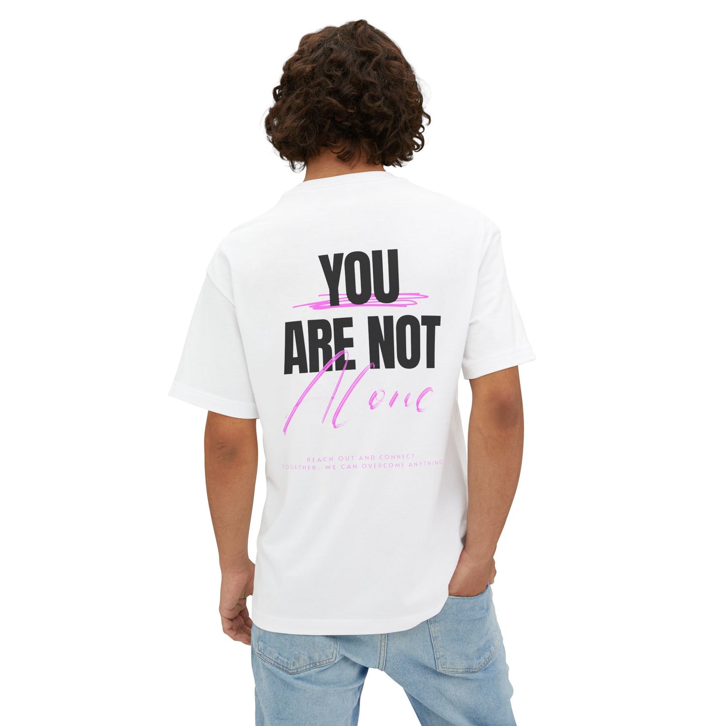 F&BPD - You Are Not Alone Oversized Tee – Hope & Awareness Shirt