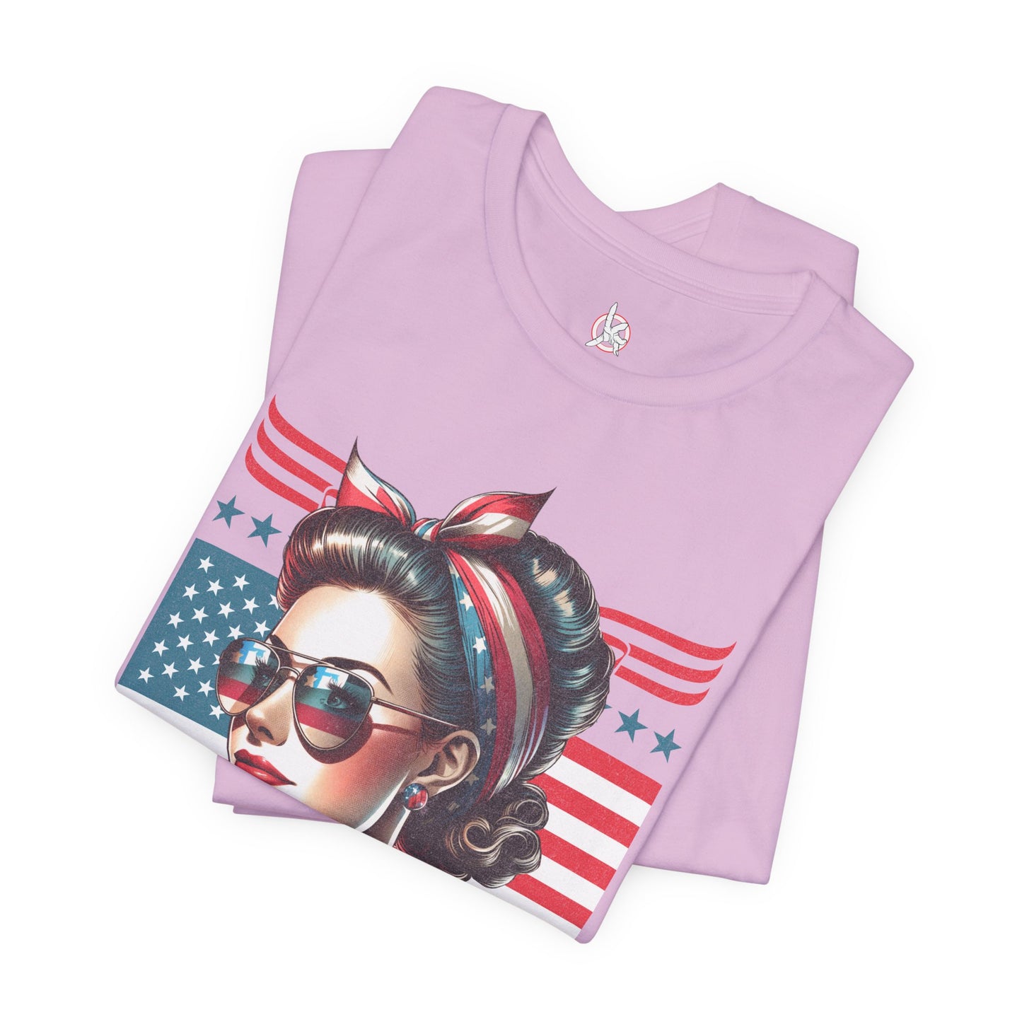 American Mom T-Shirt – Patriotic Tee for Moms