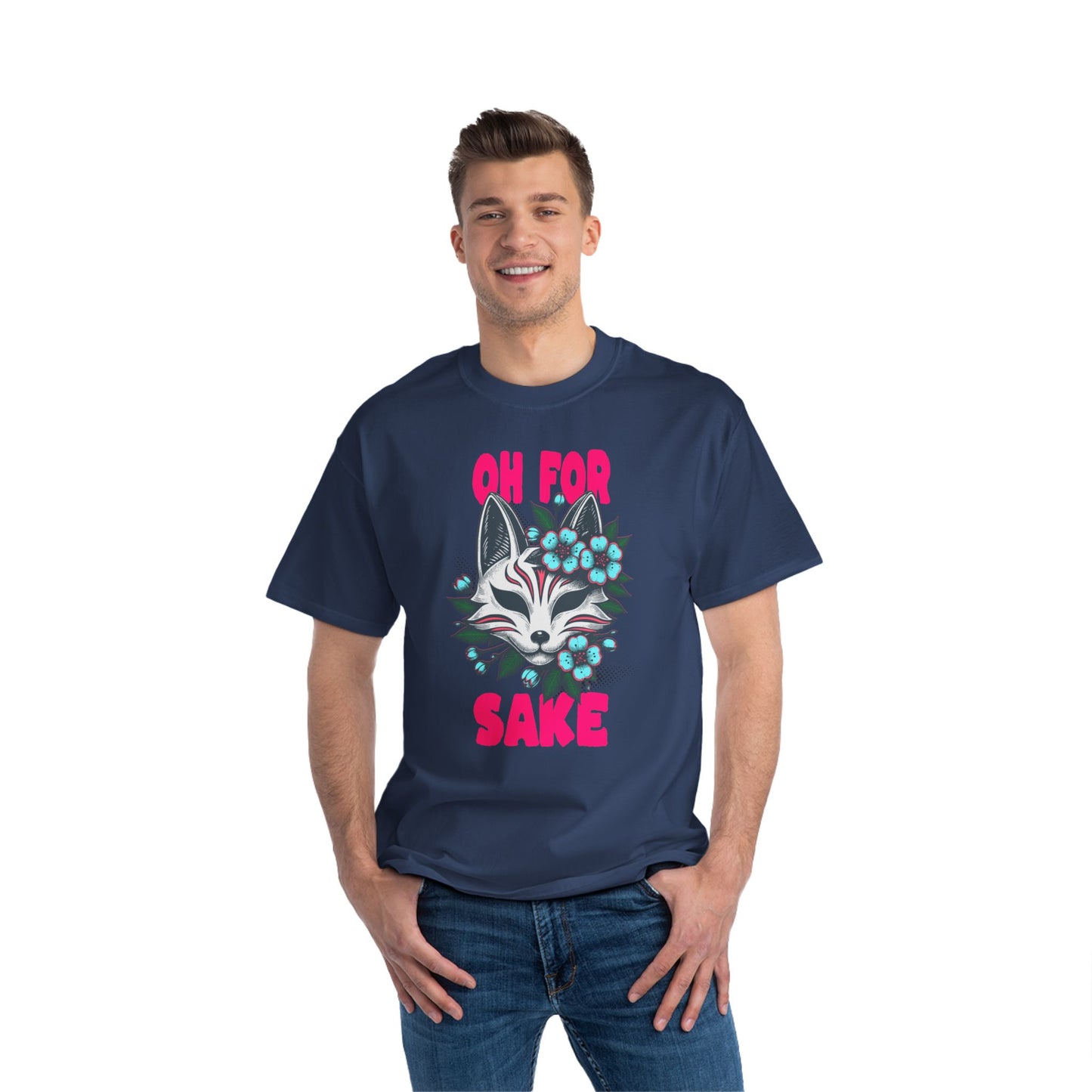 Oh For Fox Sake Oversized T-Shirt – Funny Graphic Tee Print | Streetwear Cotton Tee