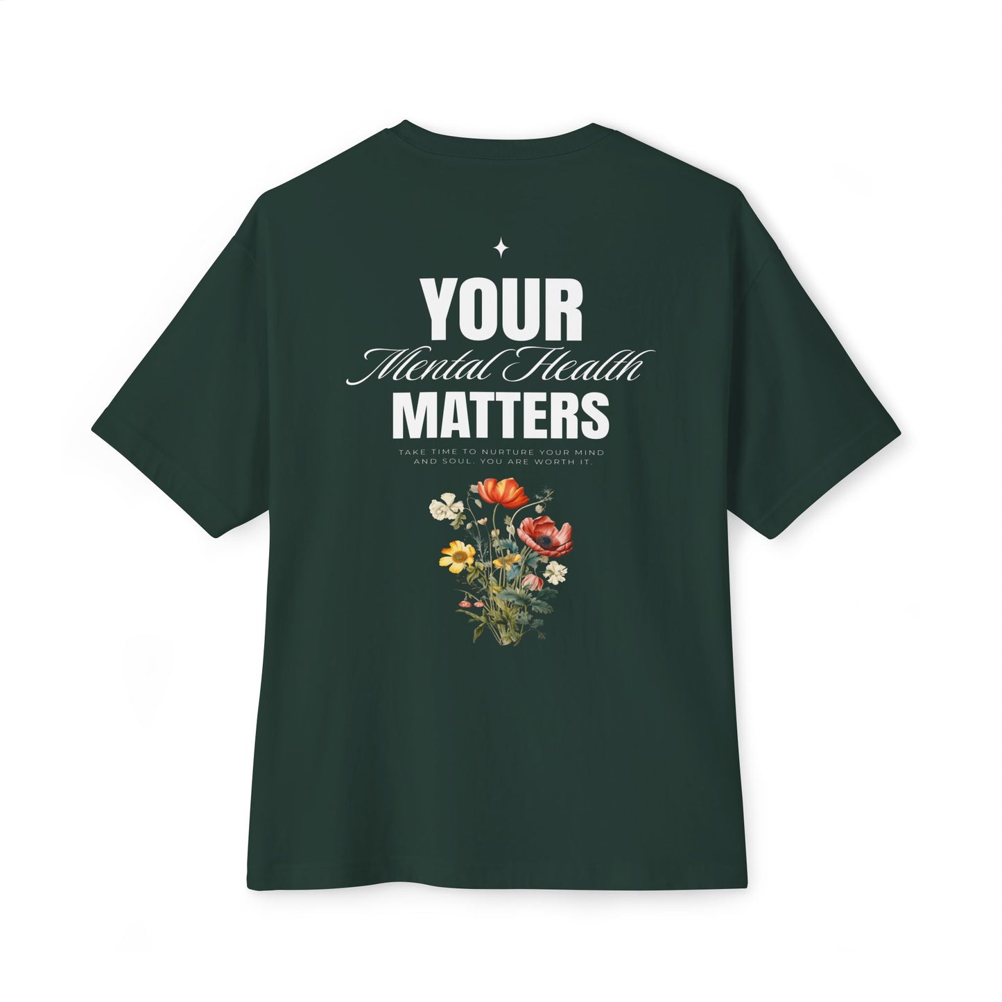 F&BPD - Your Mental Health Matters Oversized Tee – Awareness Statement Streetwear