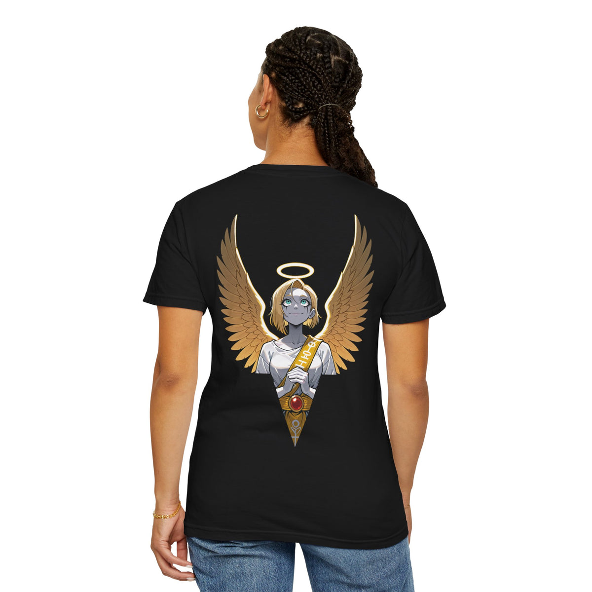 F&BPD - Android 18 Here For You Mental Health Support Tee | Dragon Ball Z Inspirational Anime Shirt