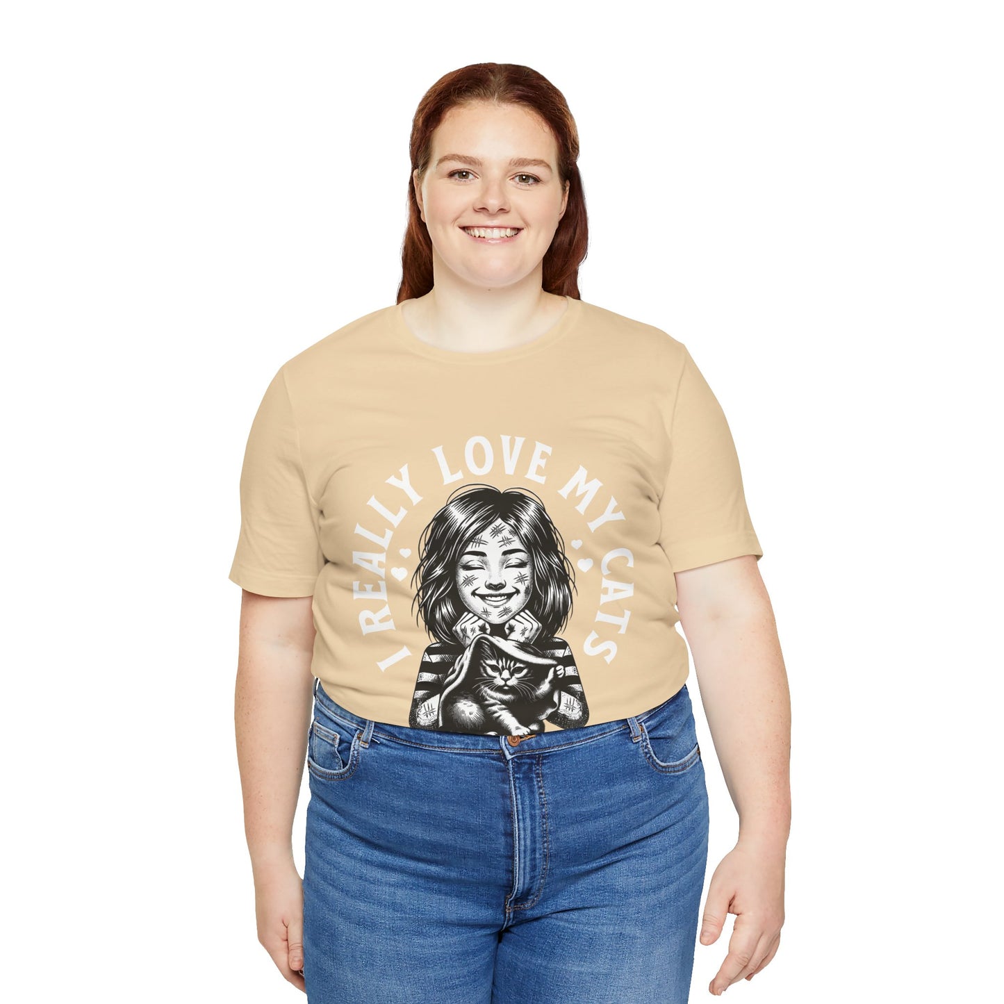 I Really Love My Cats T-Shirt | Cute Cat Lover Unisex Tee - FPD
