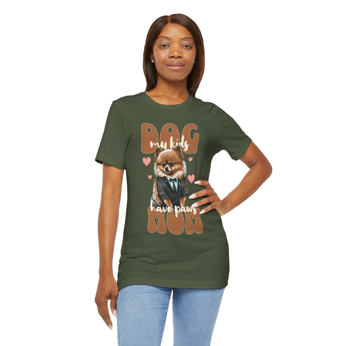 Dog Mom T-Shirt | Cute Pet Lover Unisex Tee - FPD