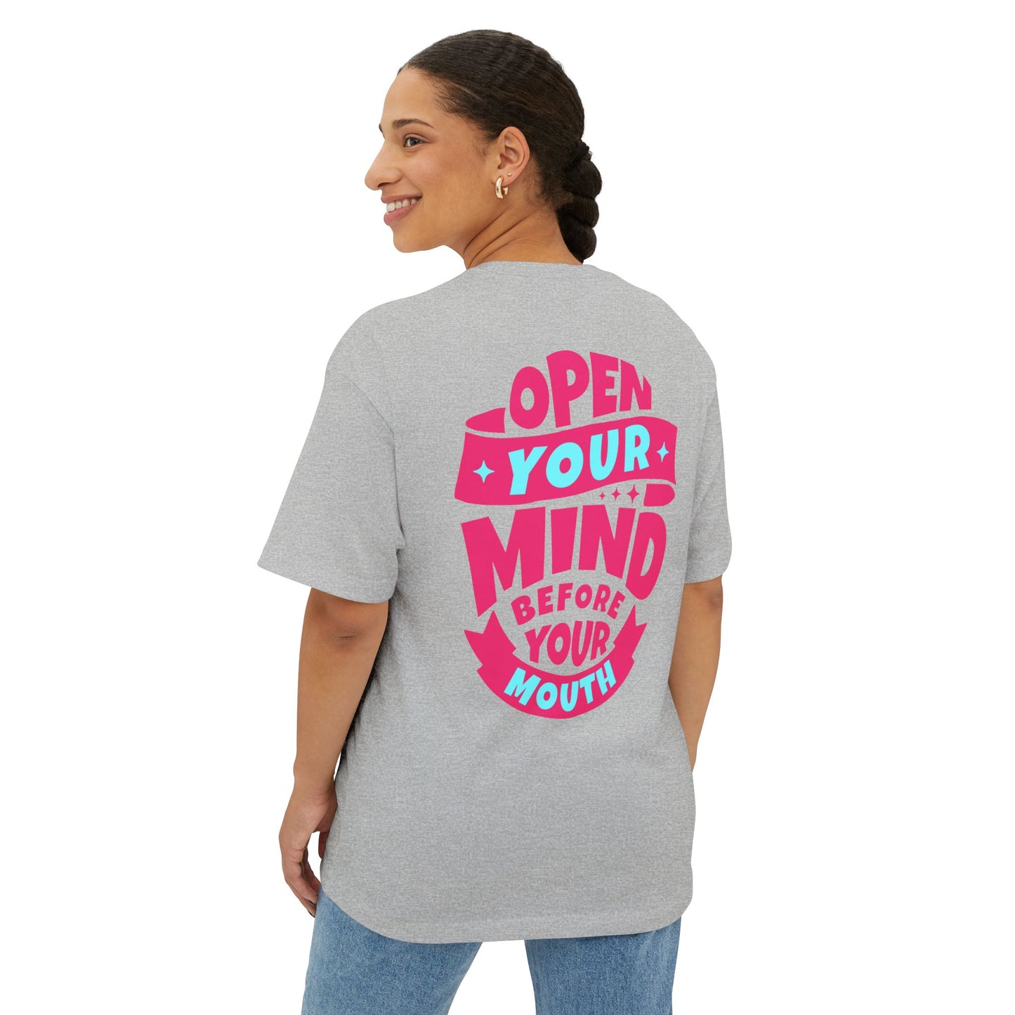 F&BPD - Open Your Mind Oversized Tee – Wisdom Statement Streetwear