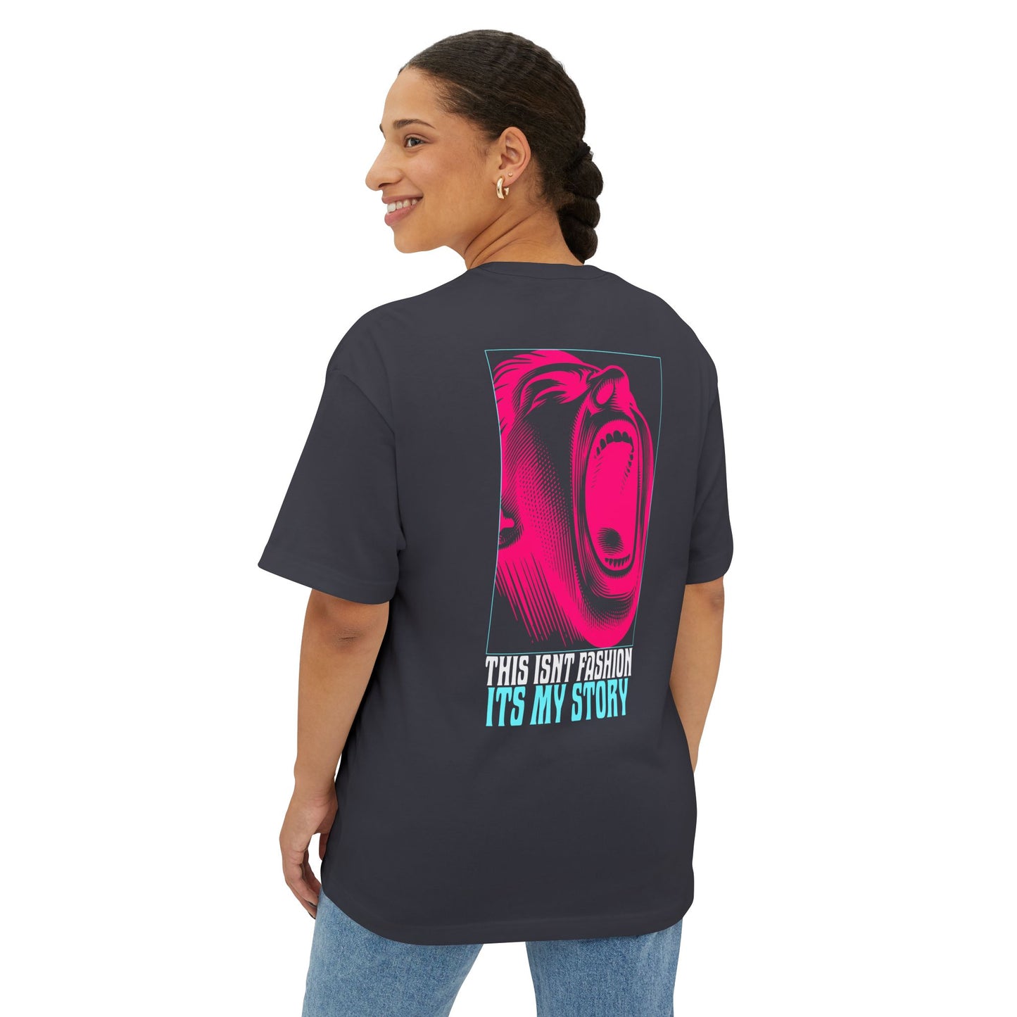 F&BPD - This Isn’t Fashion, It’s My Story Oversized Tee – Authentic Self-Expression