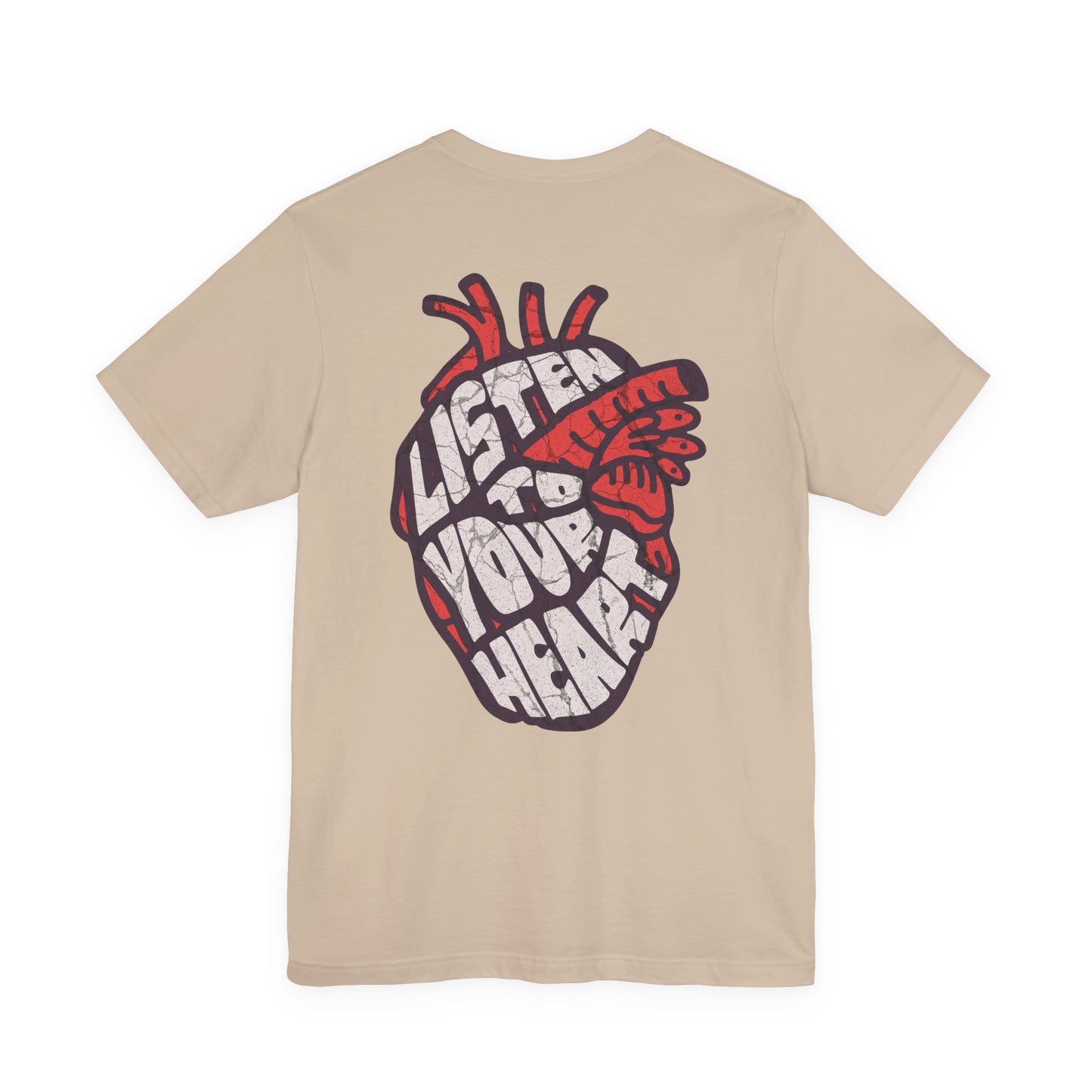 F&BPD - Unisex T-shirt - Listen to Your Heart Tee – Intuition & Emotion Statement Shirt