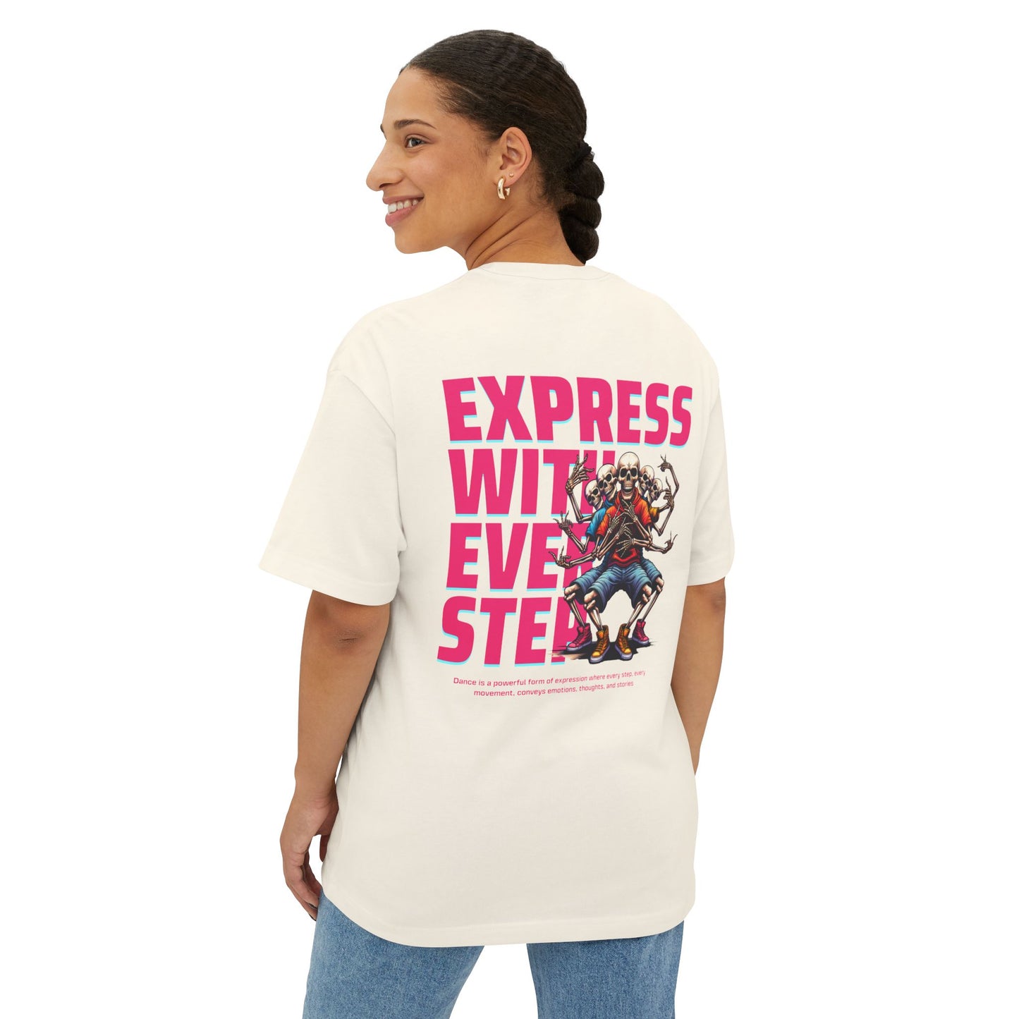 F&BPD - Express With Every Step Oversized Tee – Statement Streetwear