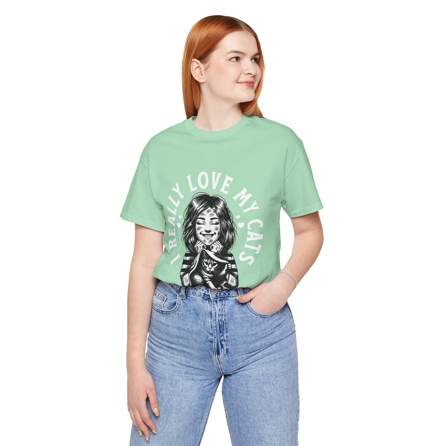 I Really Love My Cats T-Shirt | Cute Cat Lover Unisex Tee - FPD