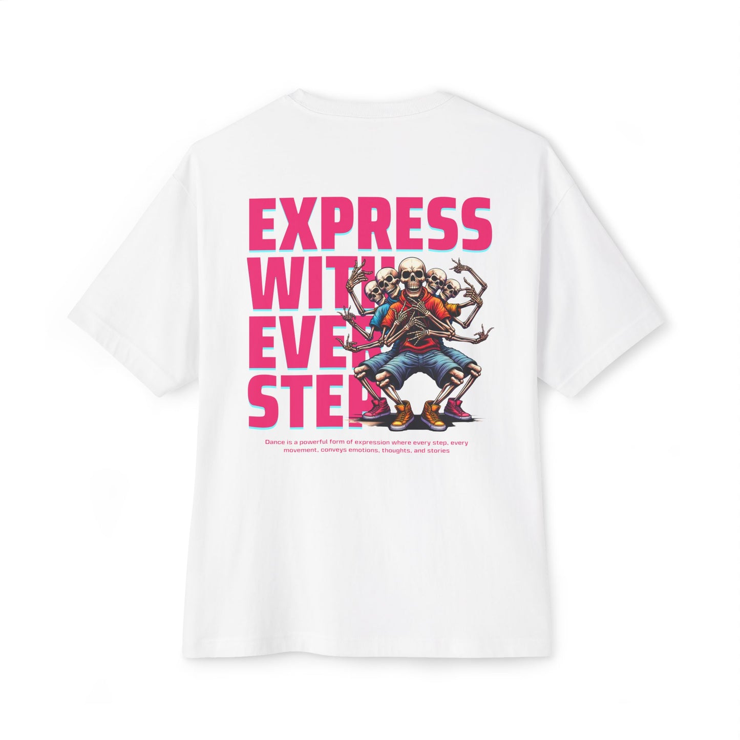 F&BPD - Express With Every Step Oversized Tee – Statement Streetwear
