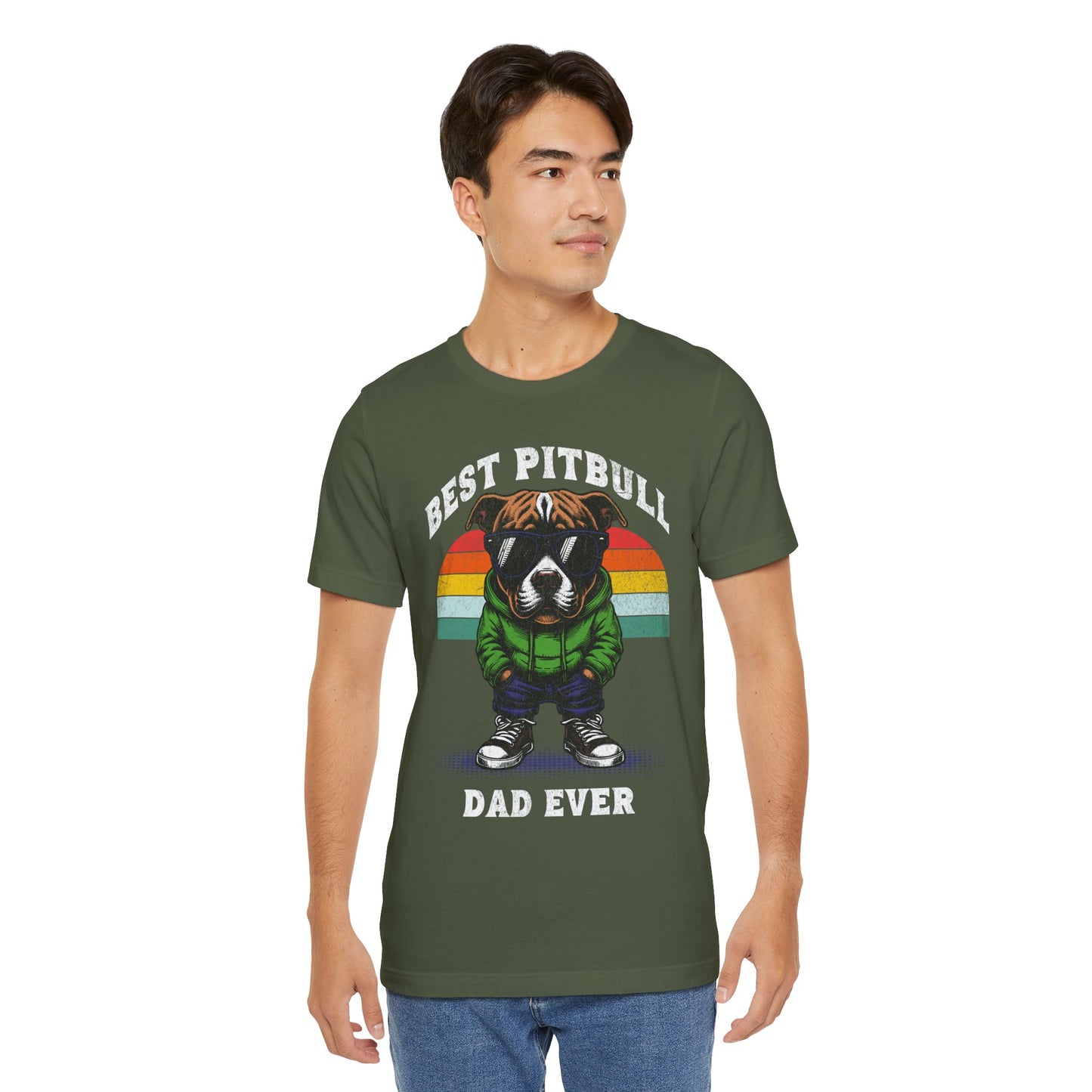 FPD - Unisex T-shirt - Best Pitbull Dad Ever Tee – Dog Lover Statement Shirt
