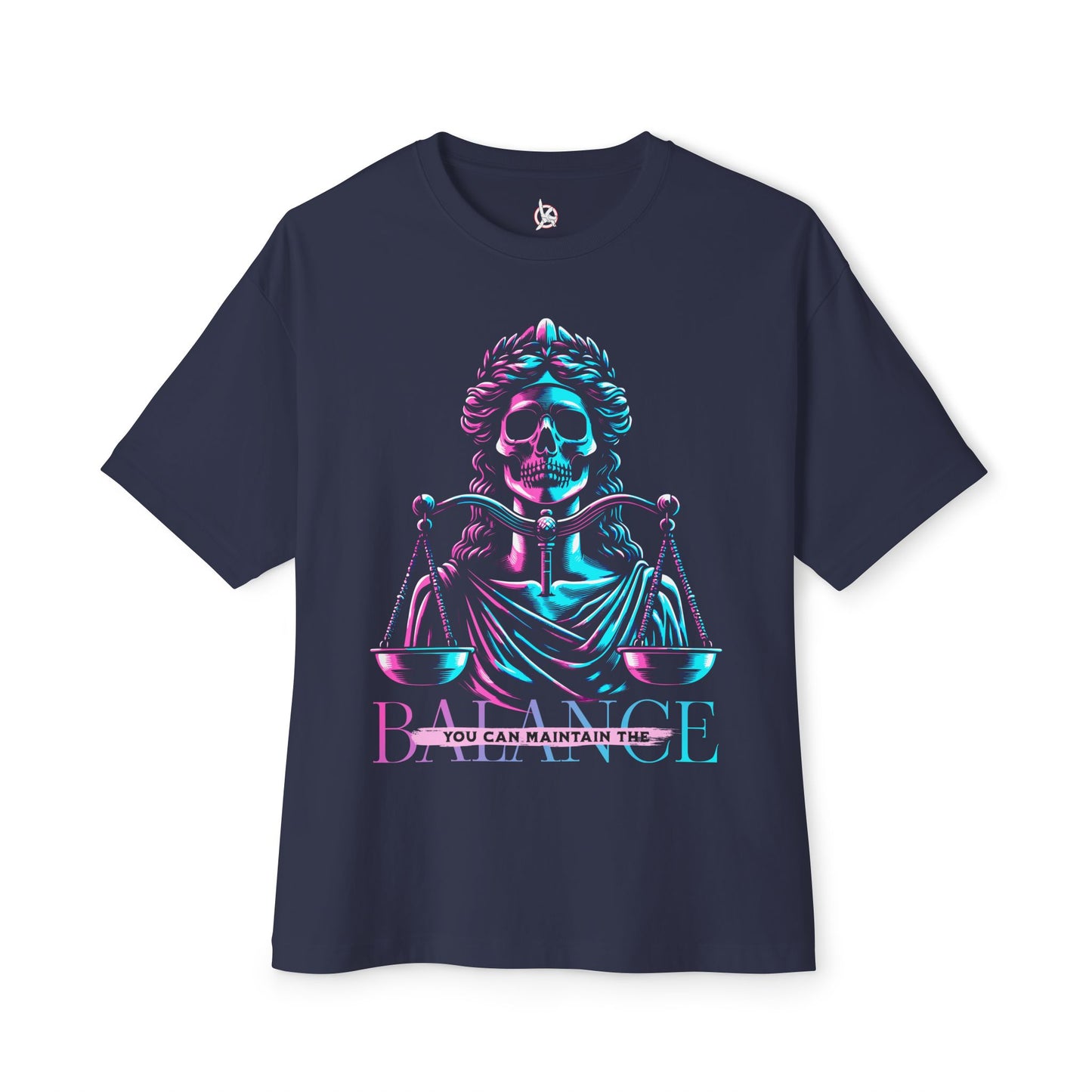 FPD - Maintain the Balance Oversized Tee – Wellness & Mindfulness Shirt