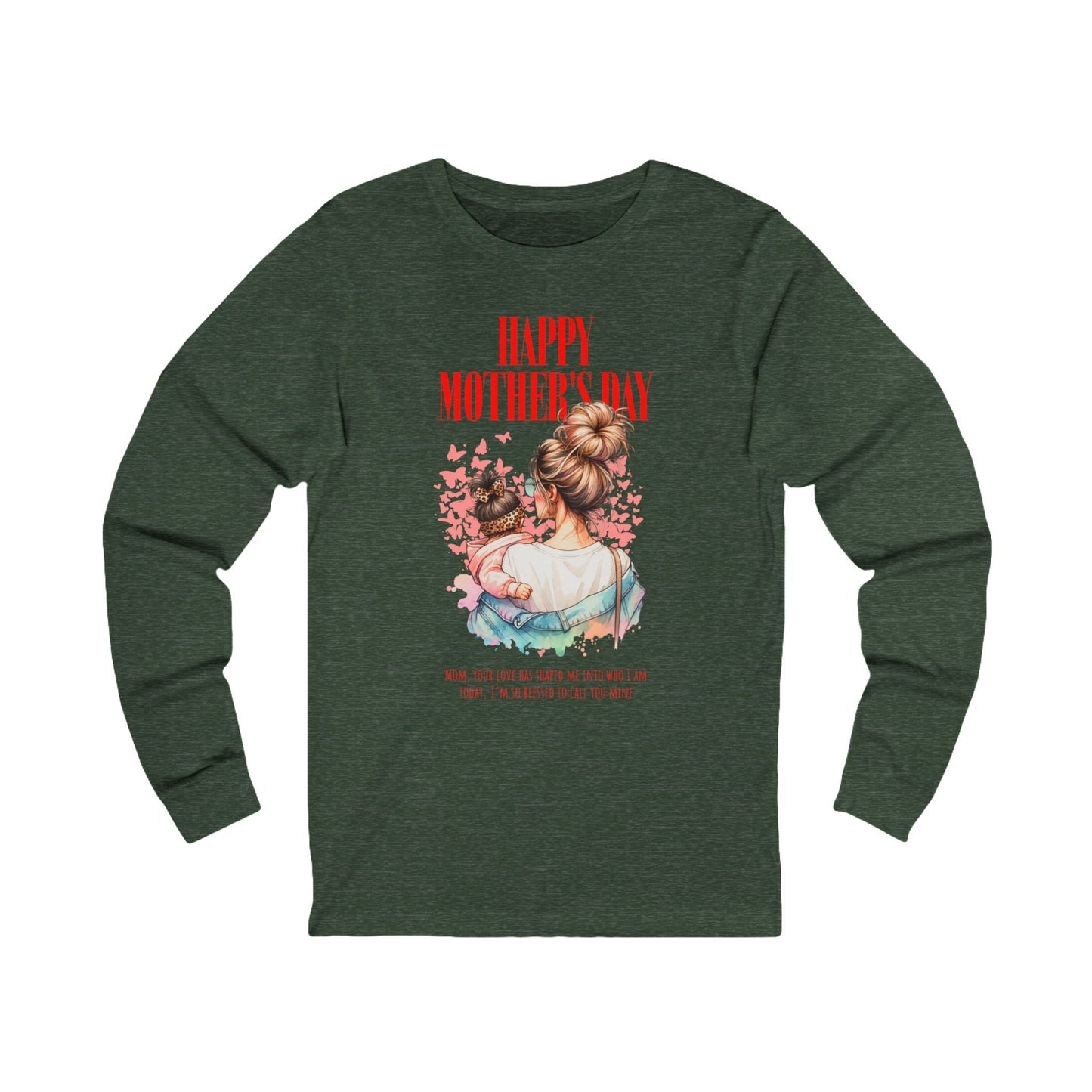 Happy Mother’s Day Long Sleeve T-Shirt – Classic Gift Tee for Mom