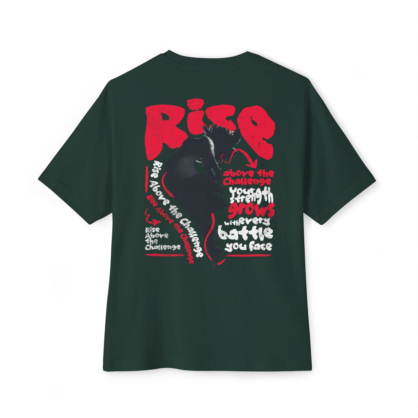 F&BPD - Rise Oversized Tee – Mental Armor & Empowerment Streetwear