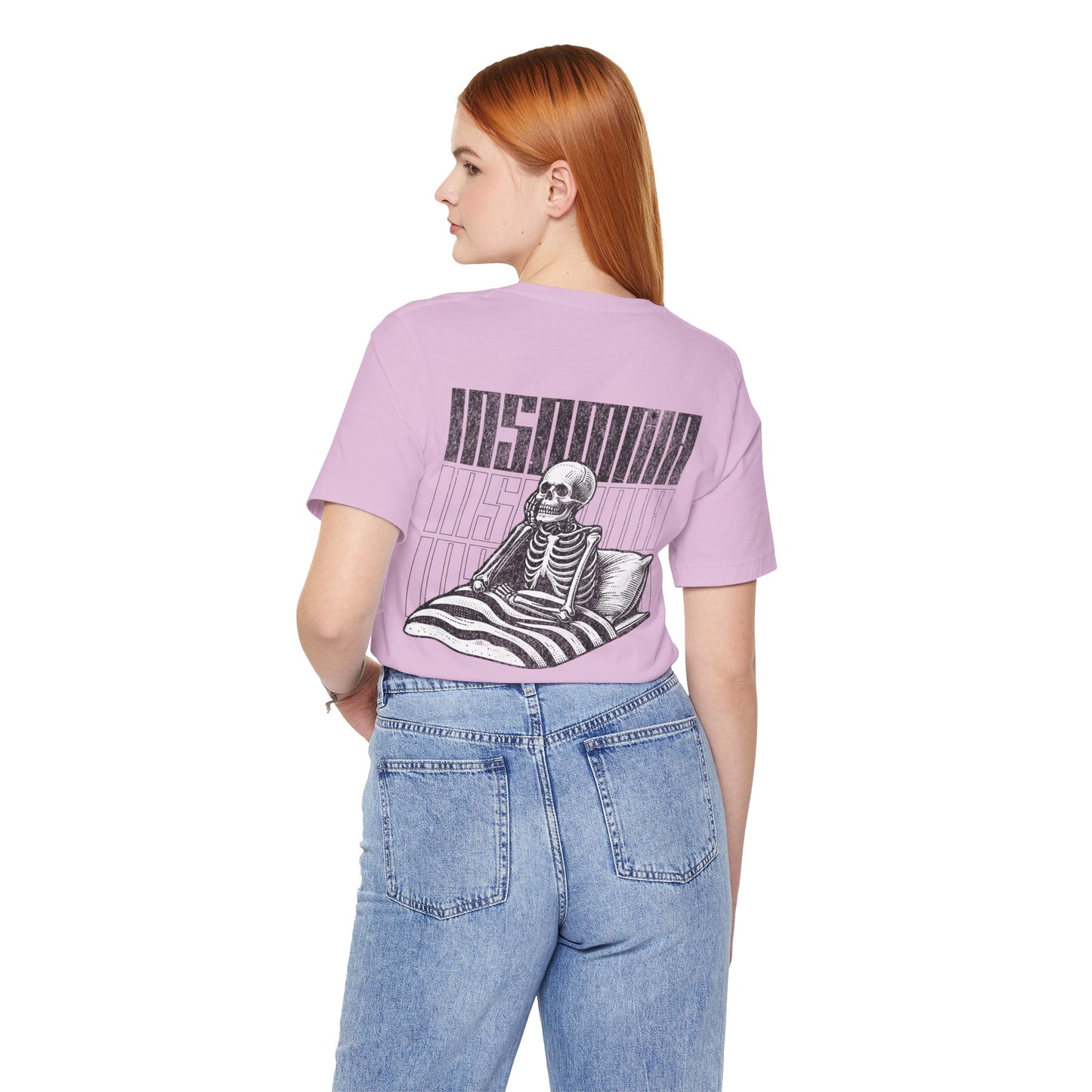 F&BPD - Unisex T-shirt - Insomnia Tee – Late Night Mind Battle Statement Shirt