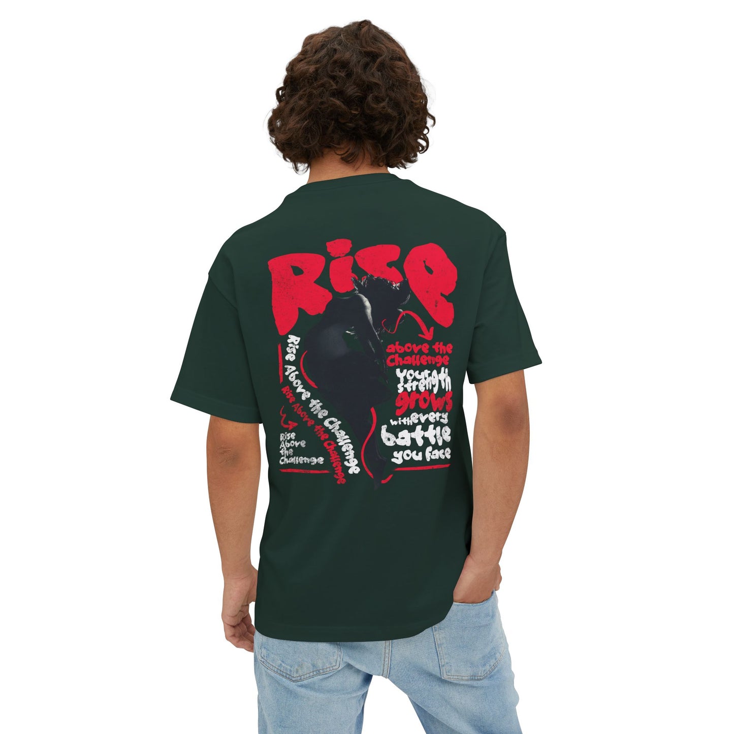 F&BPD - Rise Oversized Tee – Mental Armor & Empowerment Streetwear