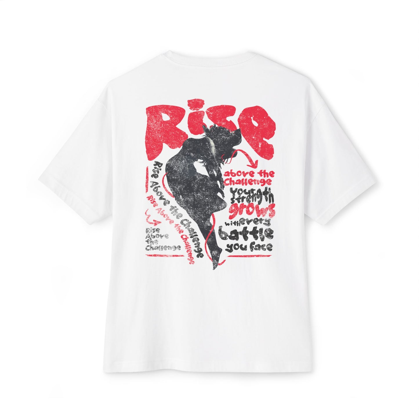 F&BPD - Rise Oversized Tee – Mental Armor & Empowerment Streetwear
