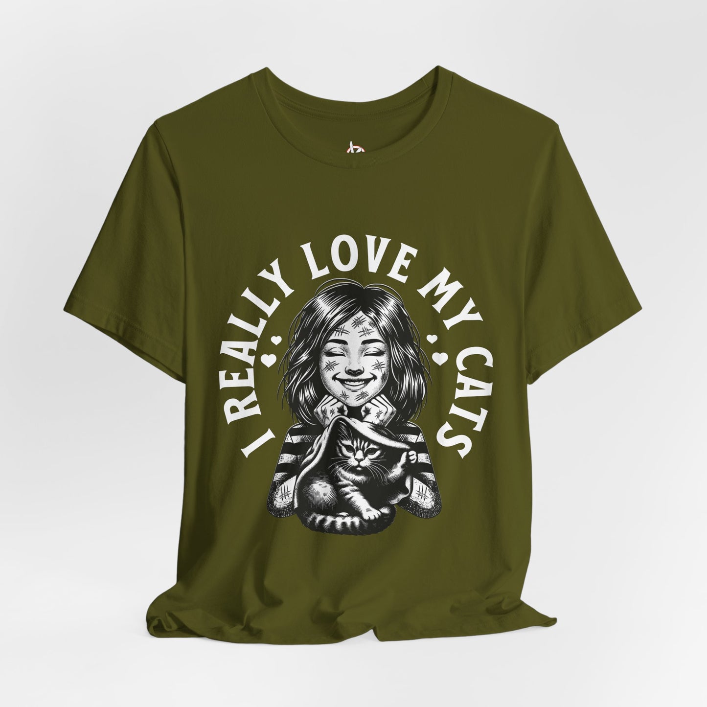 I Really Love My Cats T-Shirt | Cute Cat Lover Unisex Tee - FPD